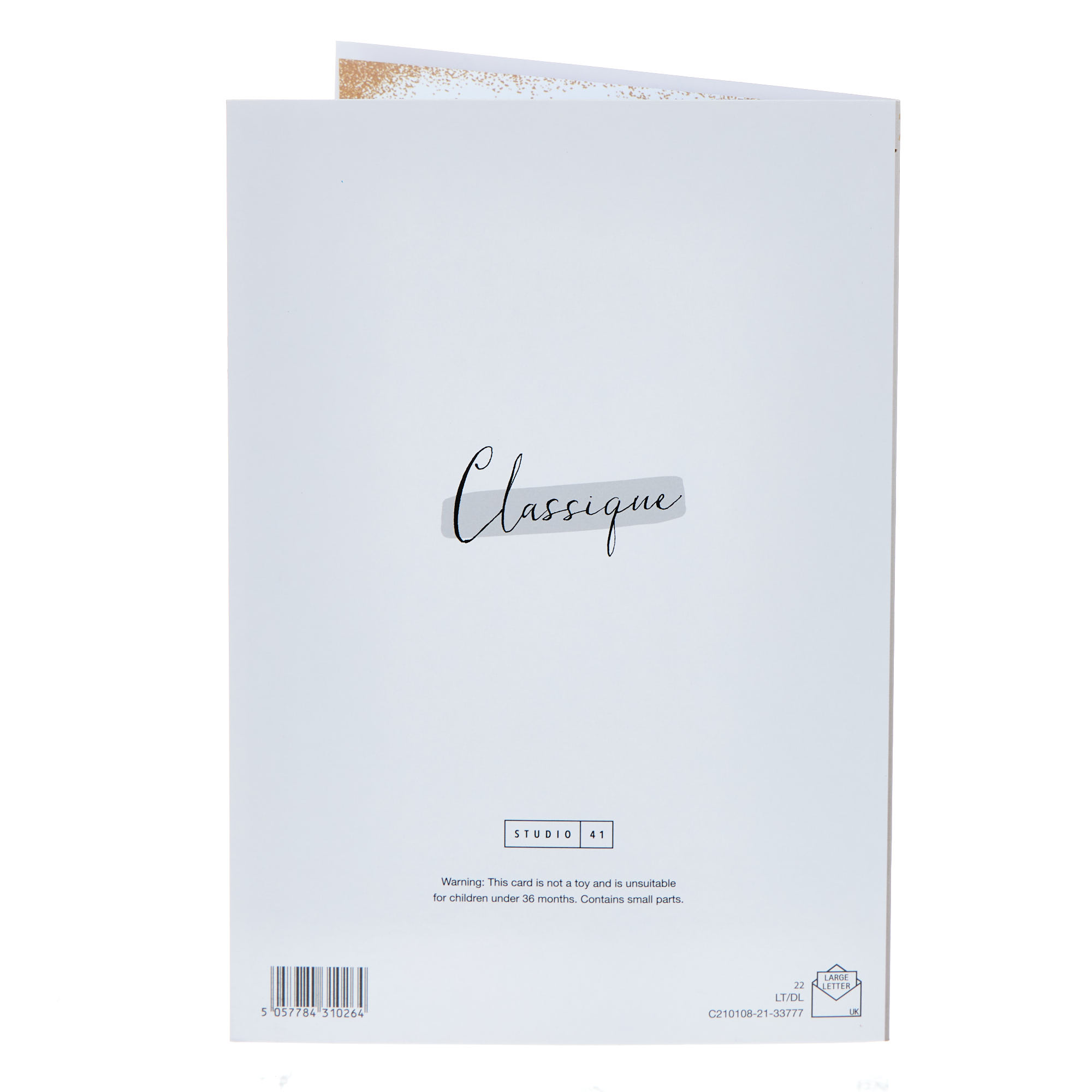 Mum & Dad Champagne Christmas Card