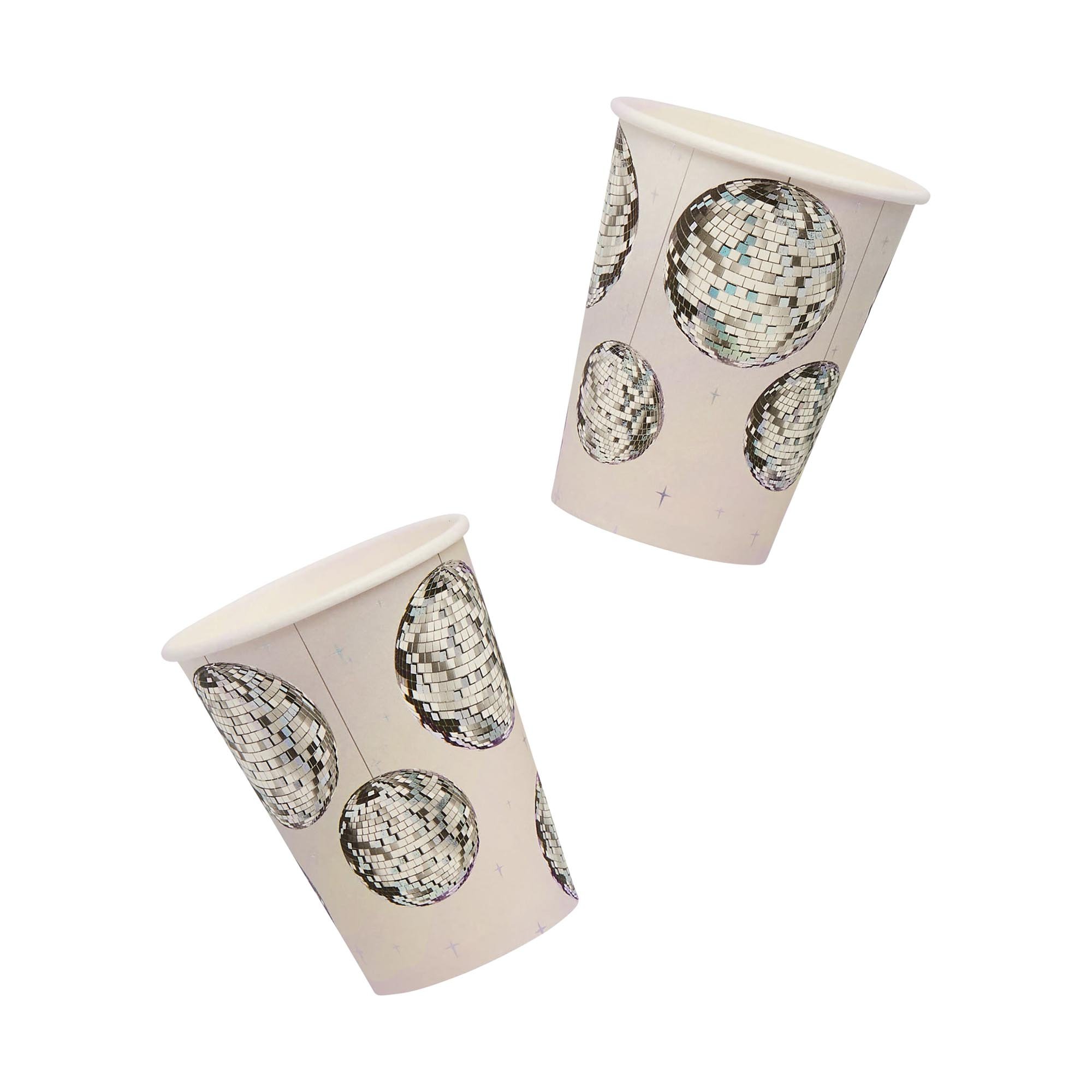 Disco Paper Cups - Pack of 8