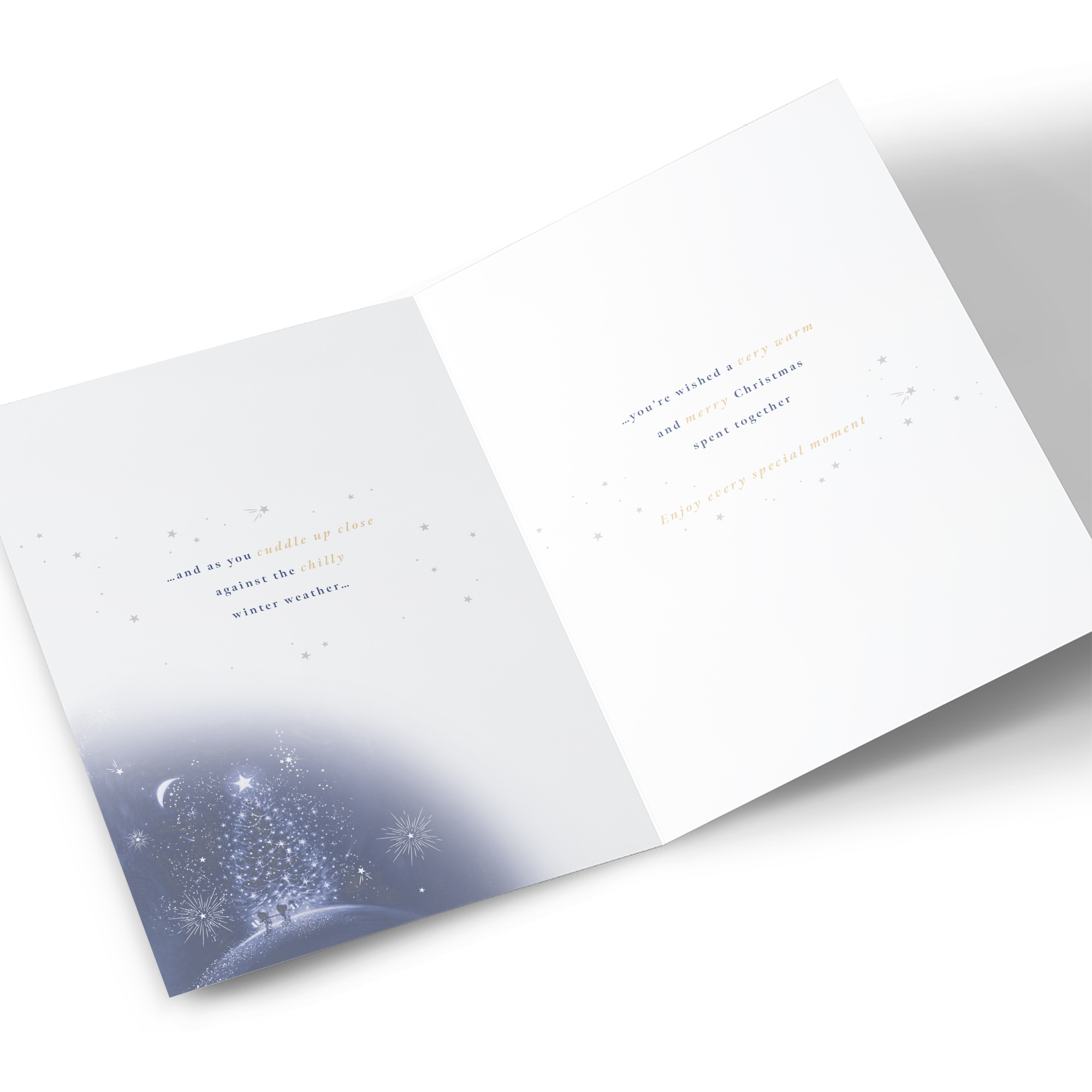 Christmas Card - Stars Shine Brighter, Son & Your Boyfriend