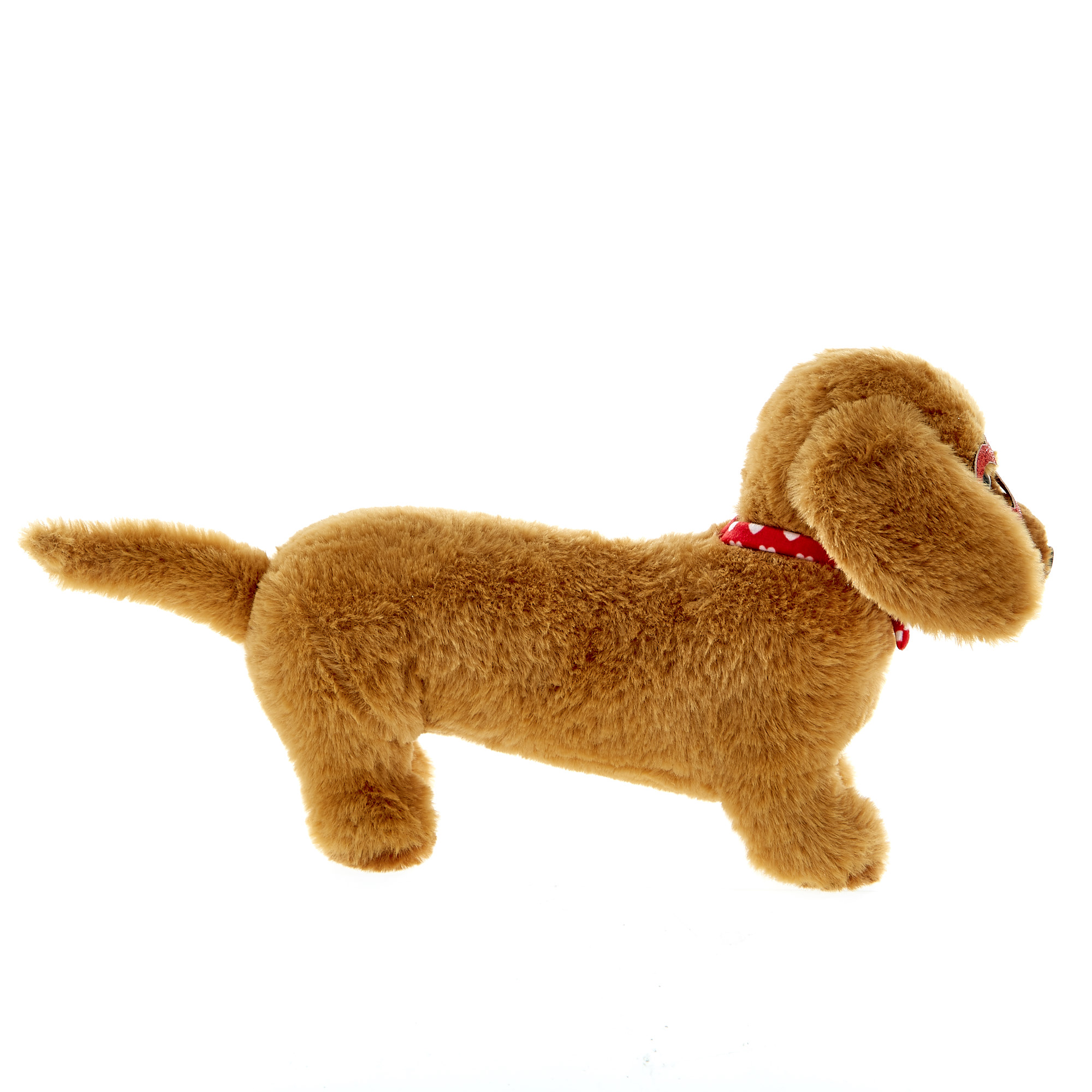 Sausage Dog Soft Toy - Heart Glasses