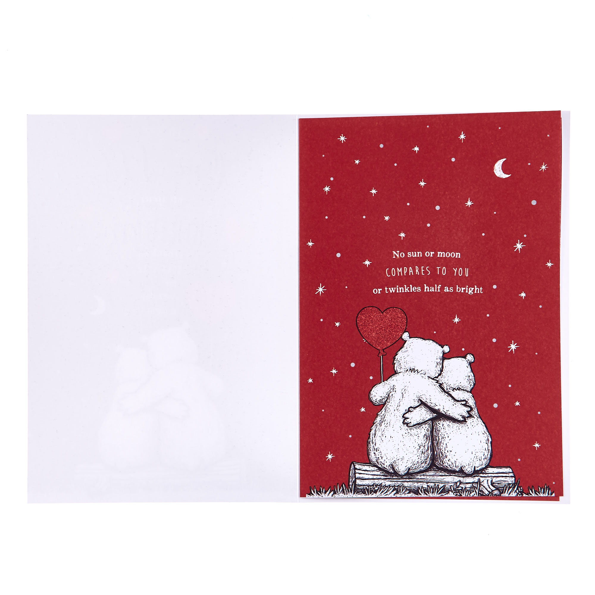 Birthday Card - To The One I Love Bear Couple