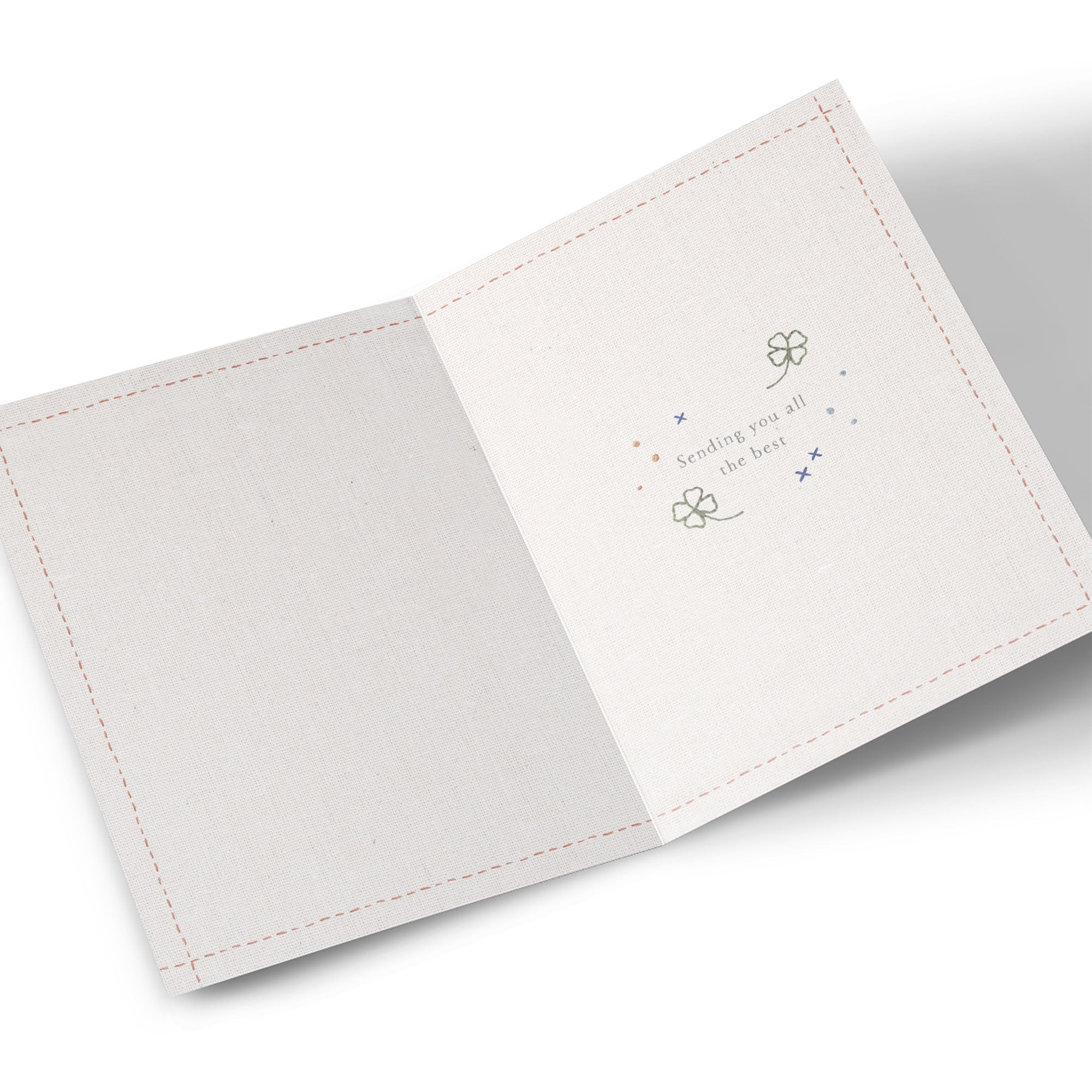 Good Luck Card - Cross Stitch Luck