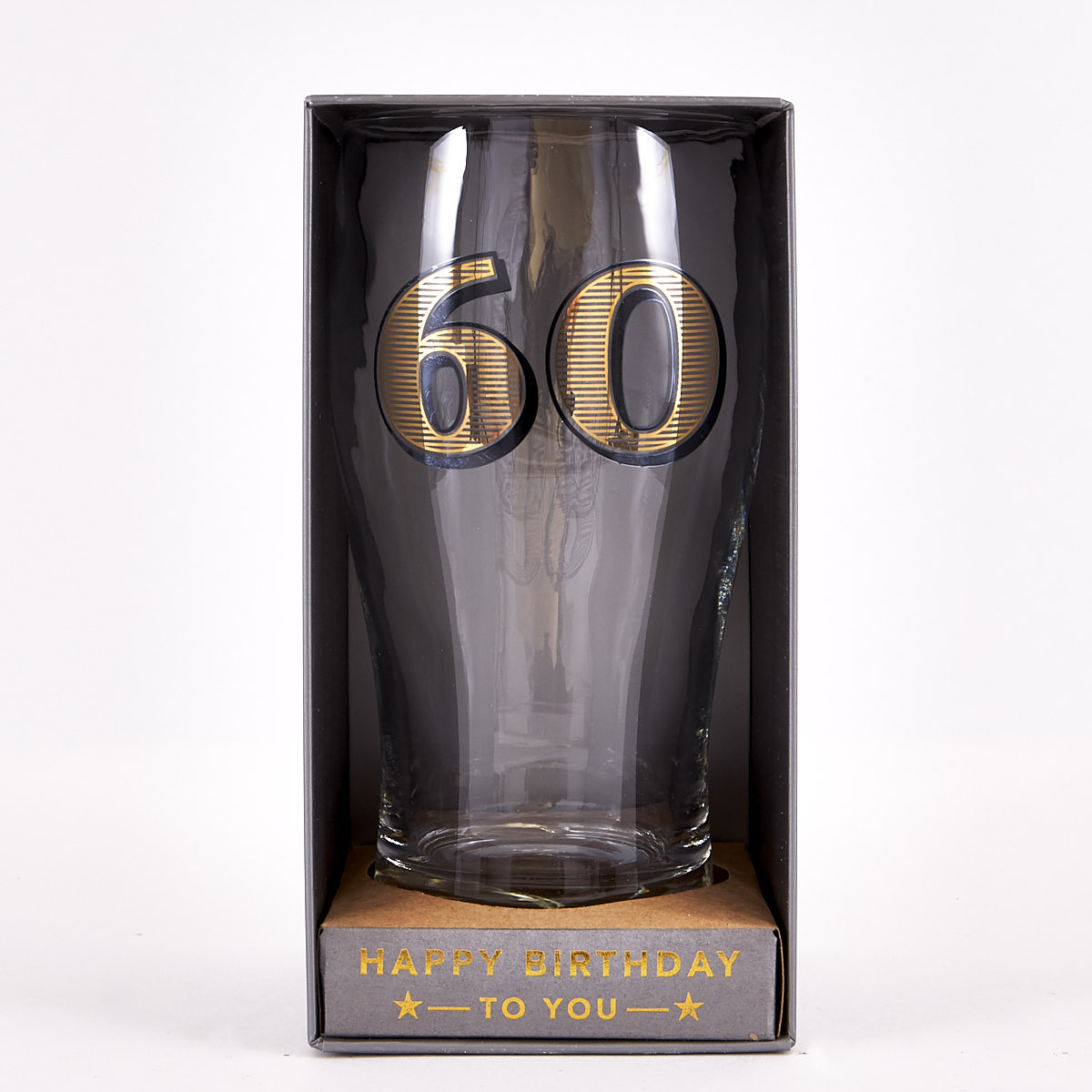 60th Birthday Pint Glass - Classic Collection