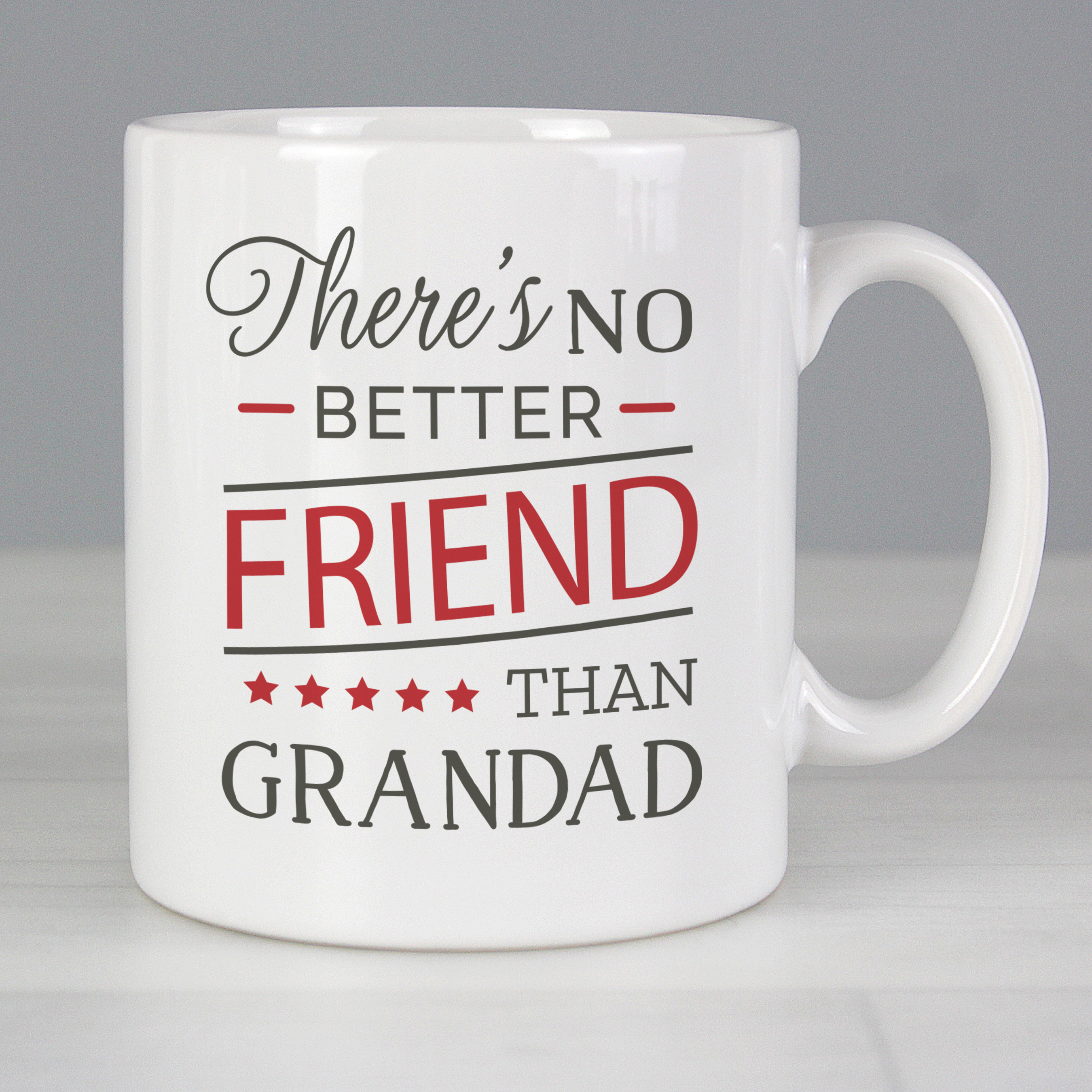 Personalised No Better Friend Than Grandad Mug