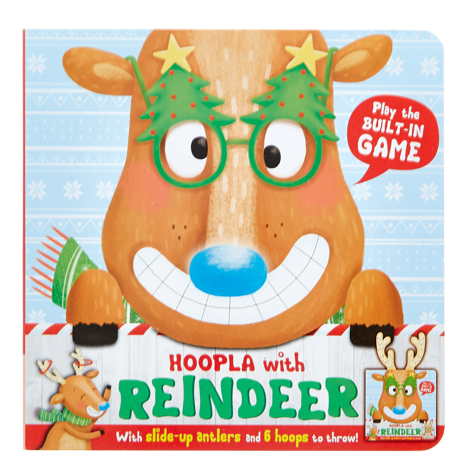 Hoopla With Reindeer Children's Book & Game 