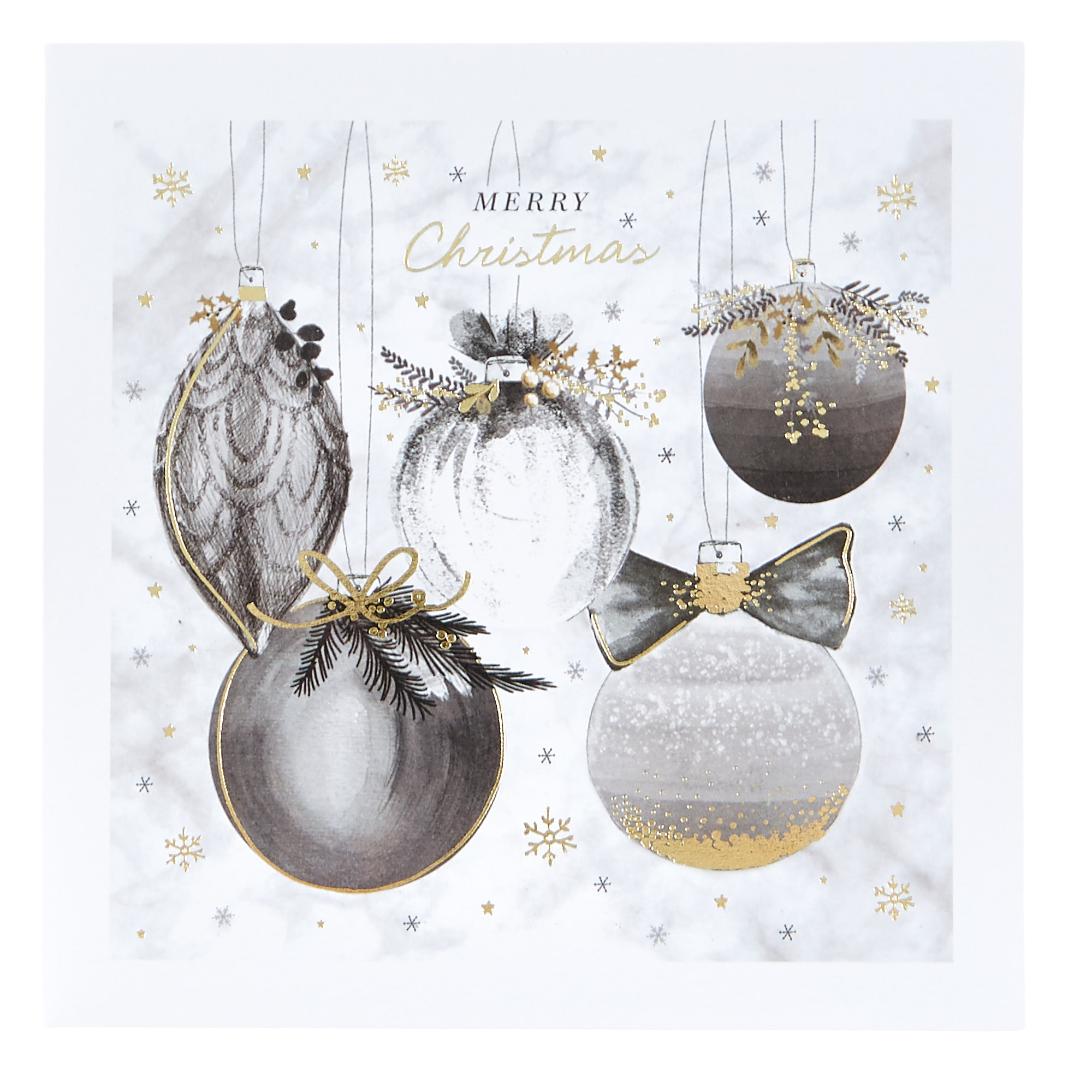 20 Charity Christmas Cards - Black & Gold (4 Designs)