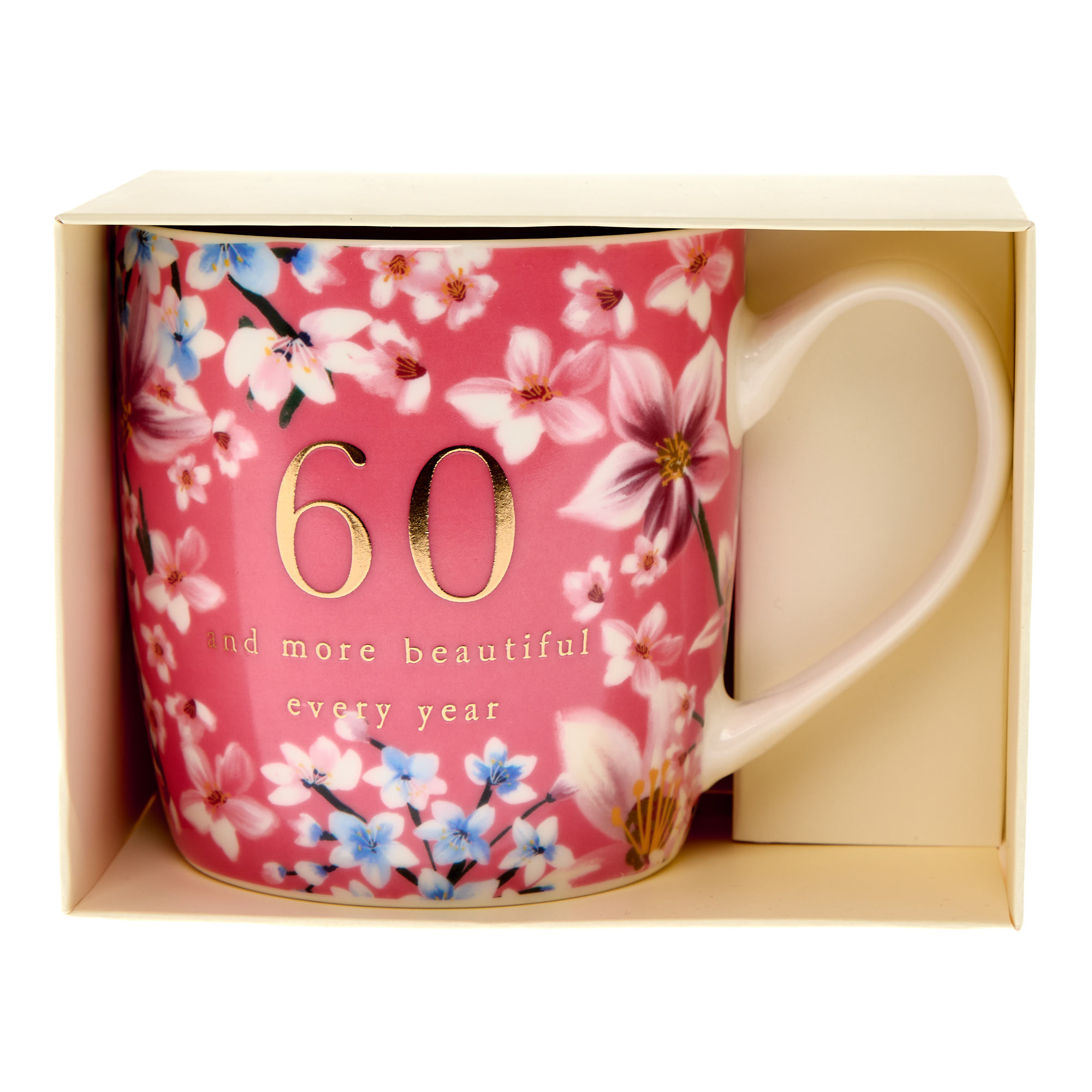 60 & More Beautiful Every Year Mug In A Box