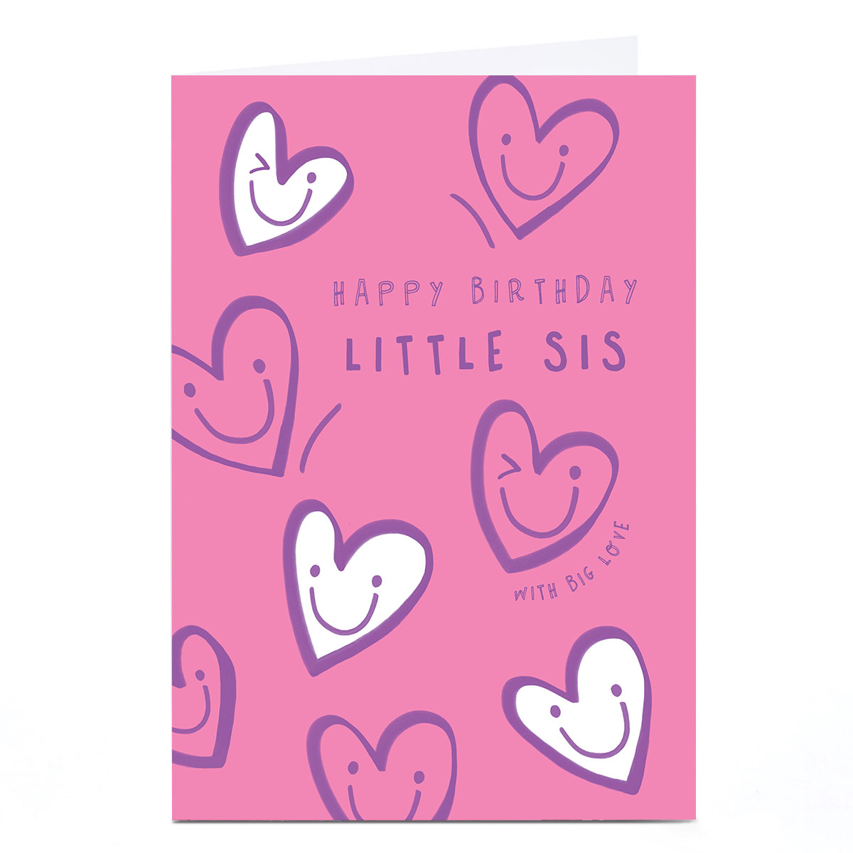 Birthday Card - Happy Birthday Little Sis