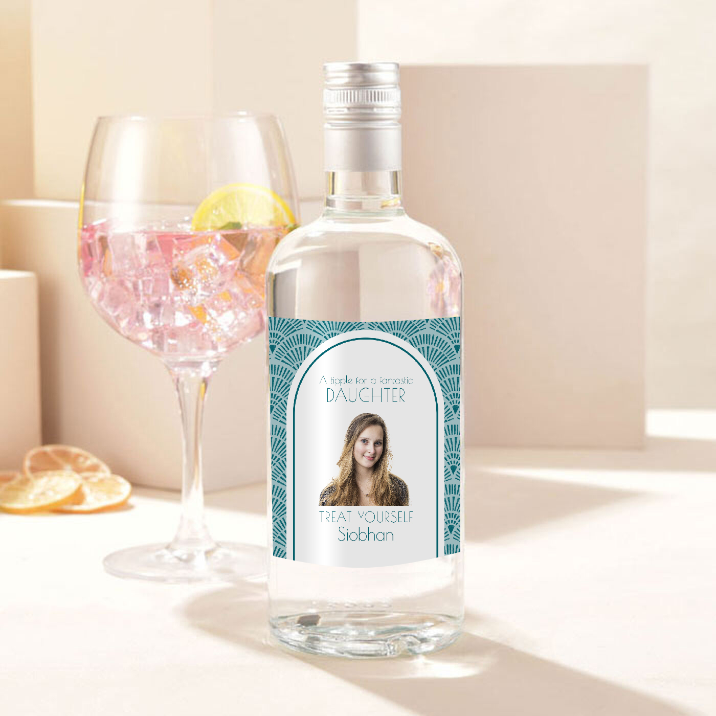 Personalised Photo Gin - Treat Yourself