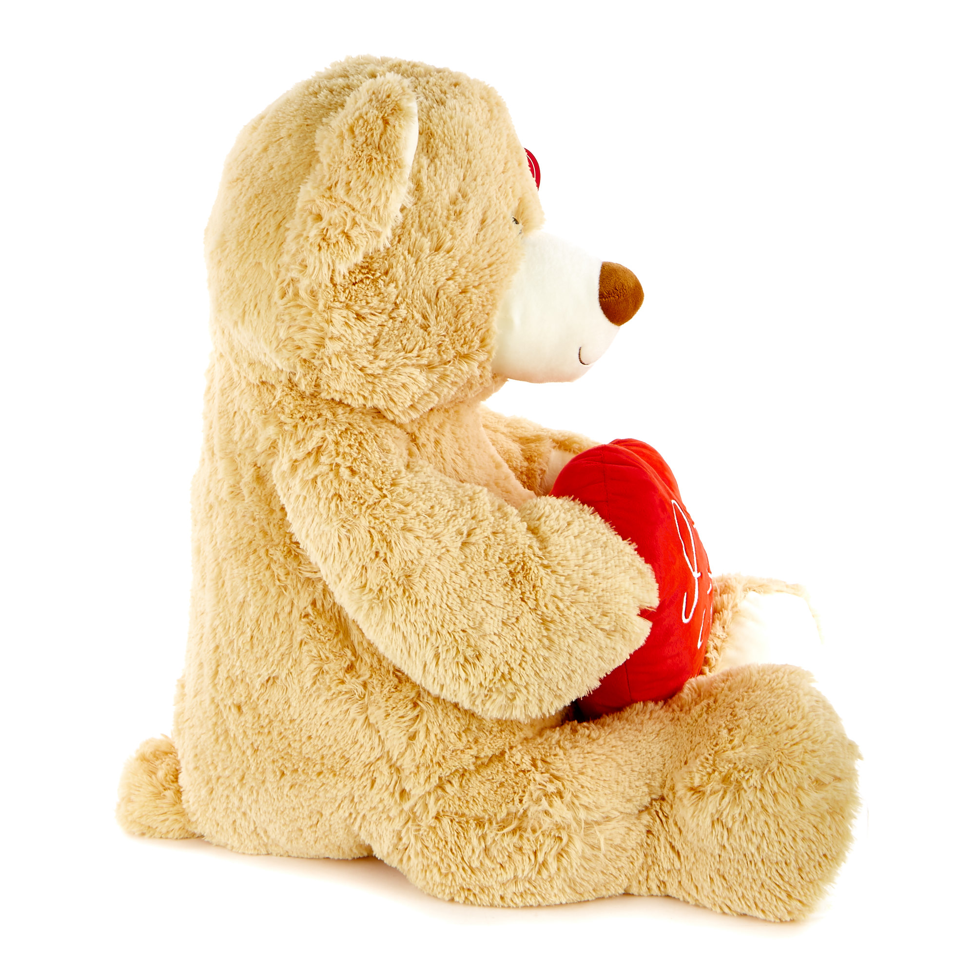 Giant Valentine's Day Bear With Heart Soft Toy