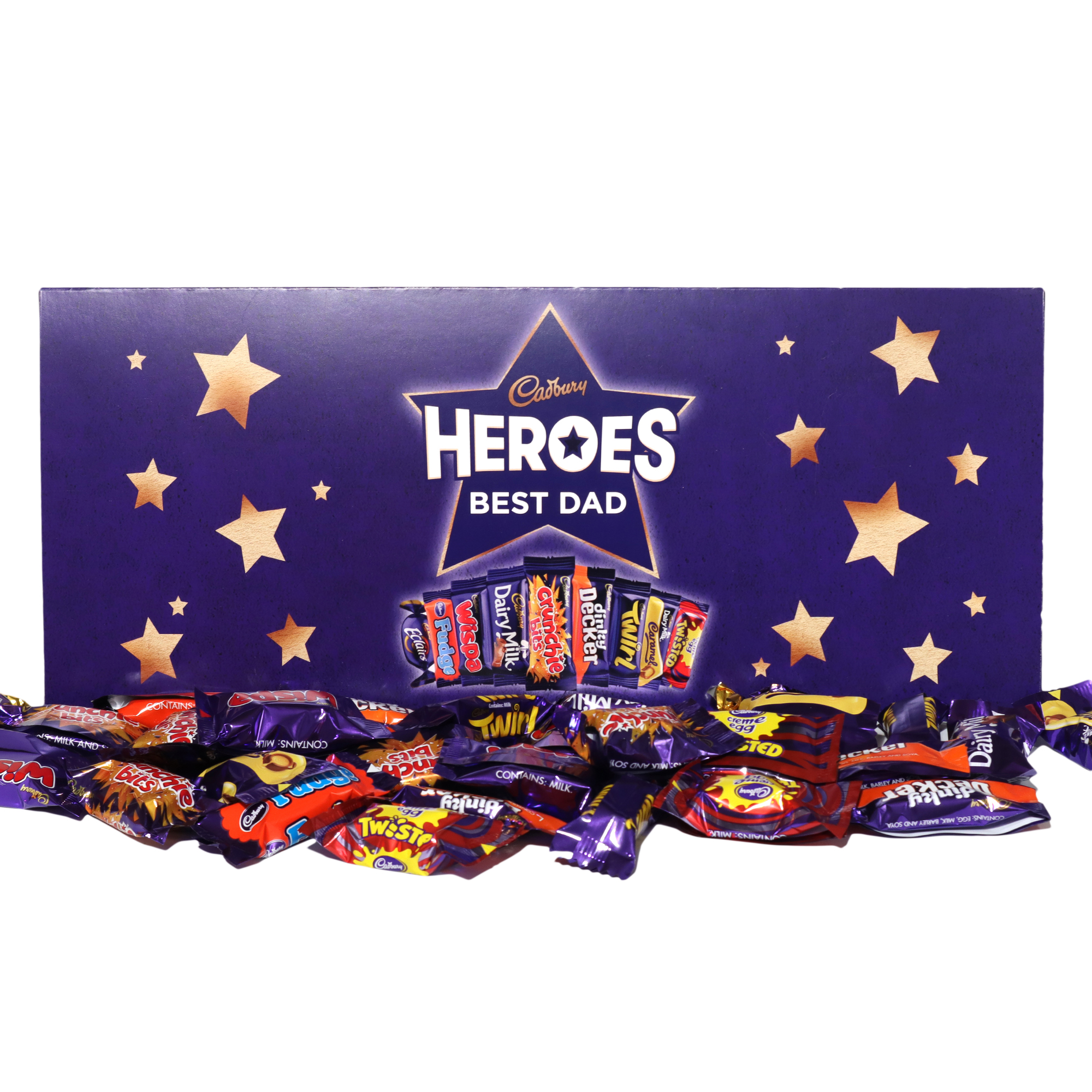 Personalised Large Cadbury Heroes Letterbox Selection - 580g