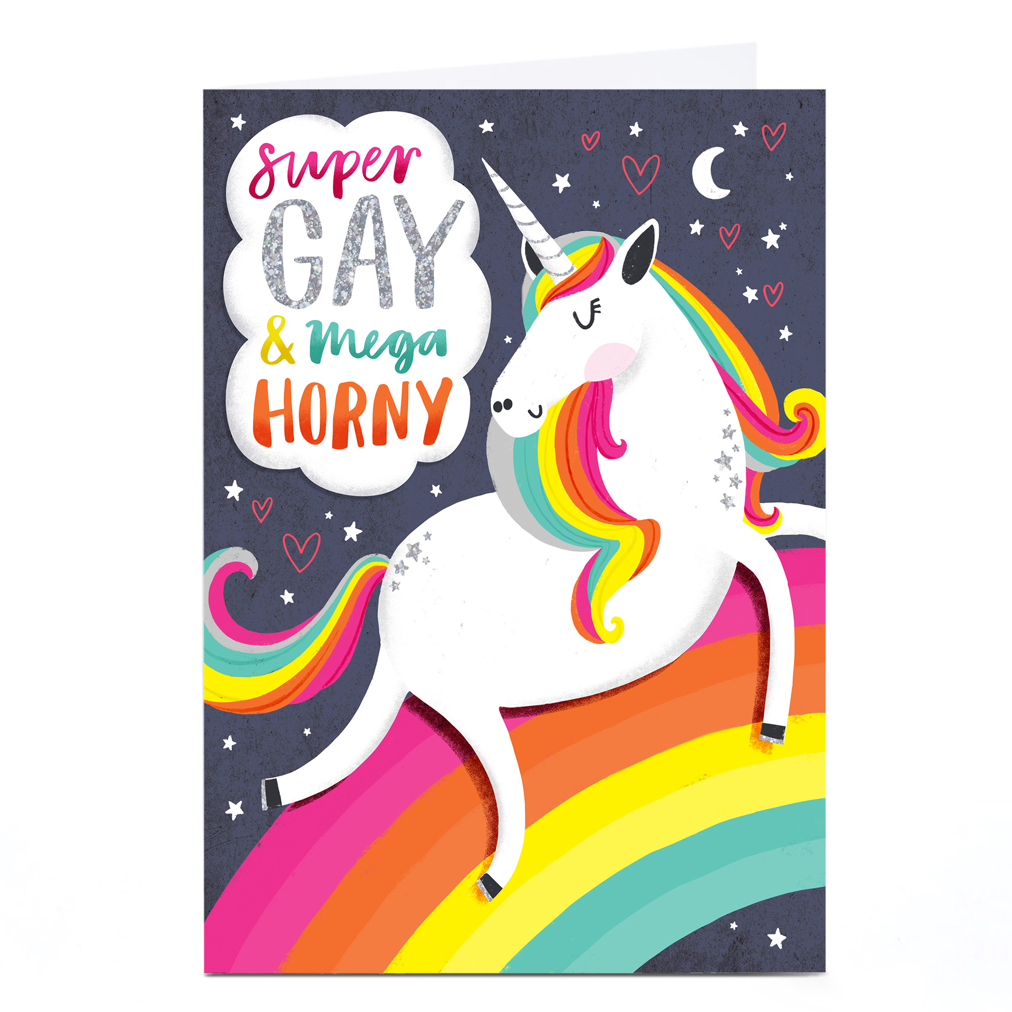 Personalised Card - Rainbow Unicorn