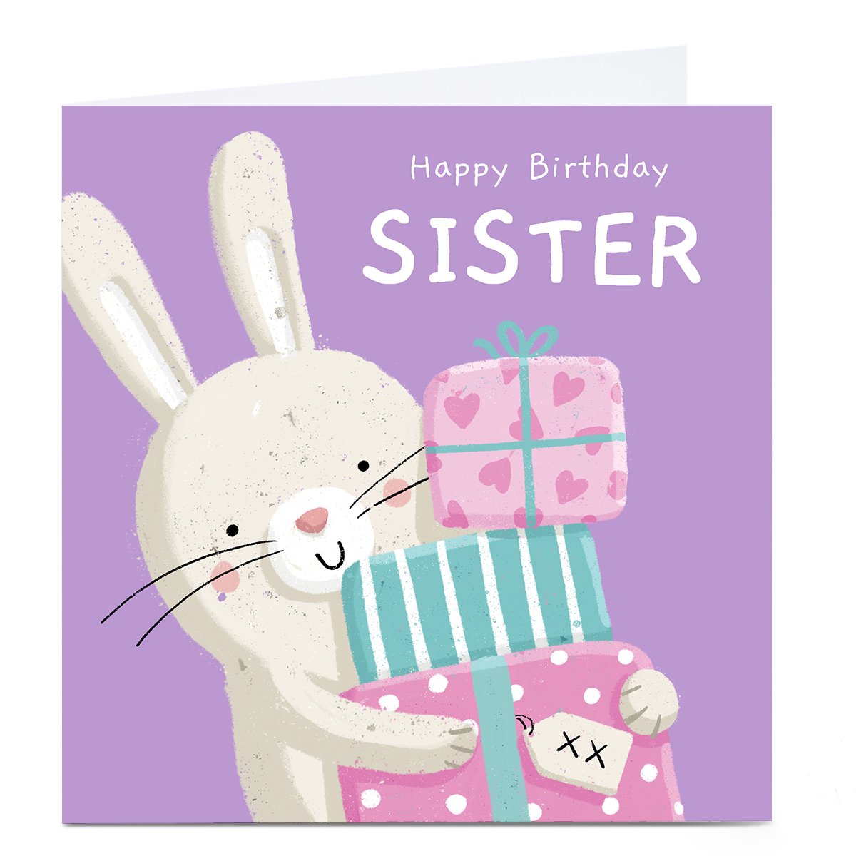 Personalised Dumpling Green Birthday Card - Sister