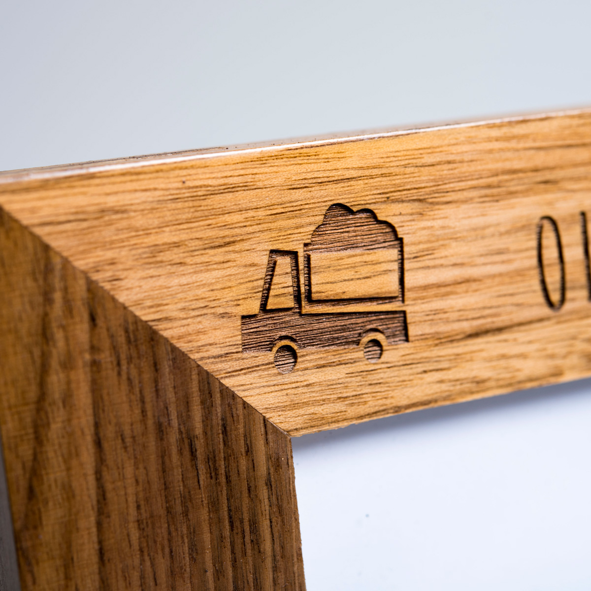 Personalised Engraved Wooden Photo Frame - Vehicles