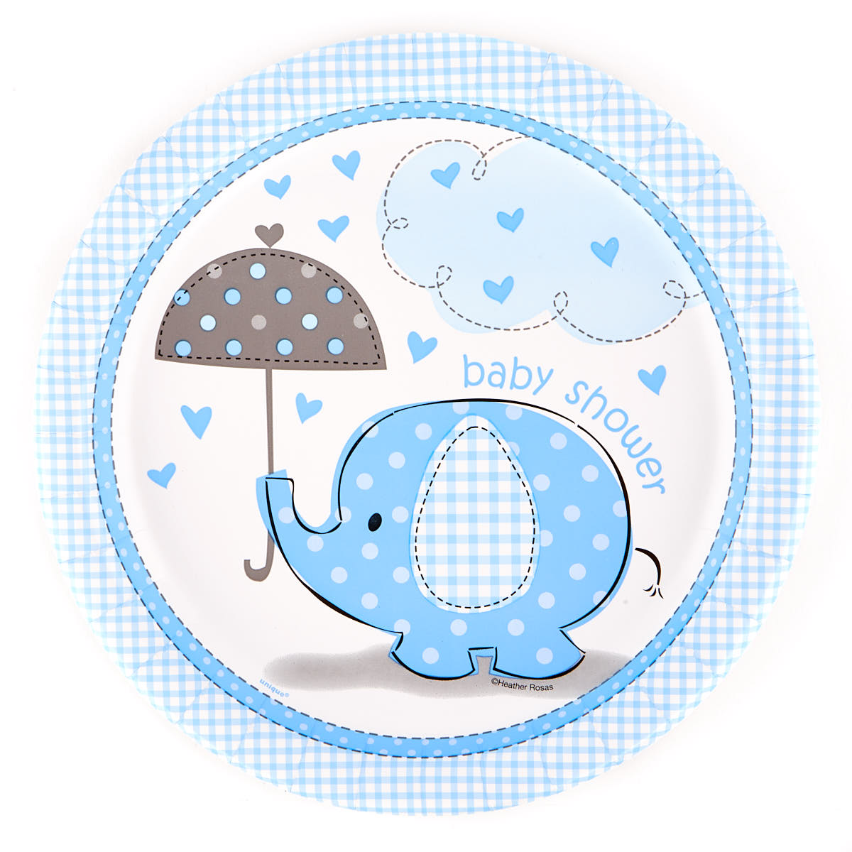 Blue Baby Shower Party Tableware & Decoration Bundle - 16 Guests