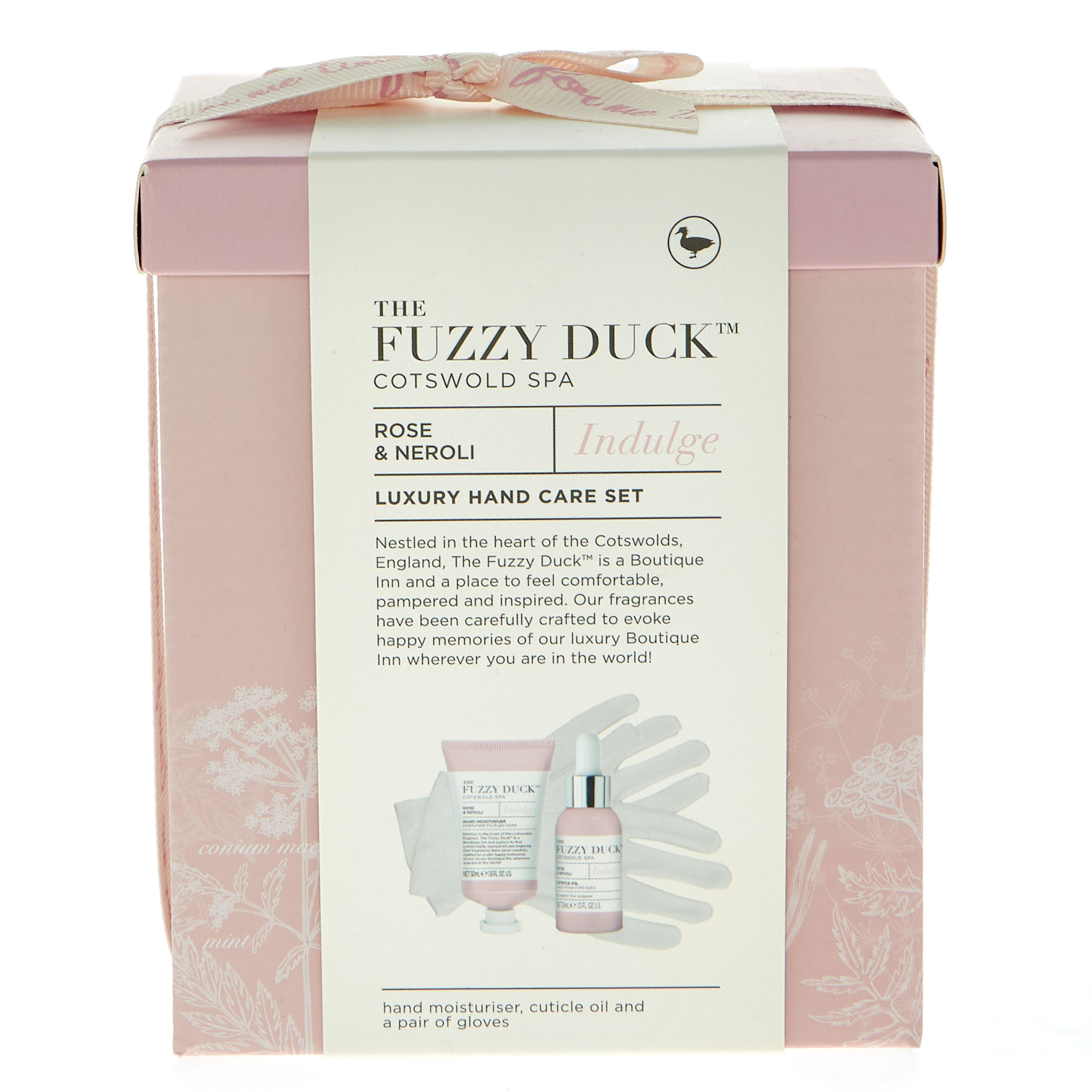 The Fuzzy Duck Cotswold Spa Rose & Neroli Luxury Hand Care Set