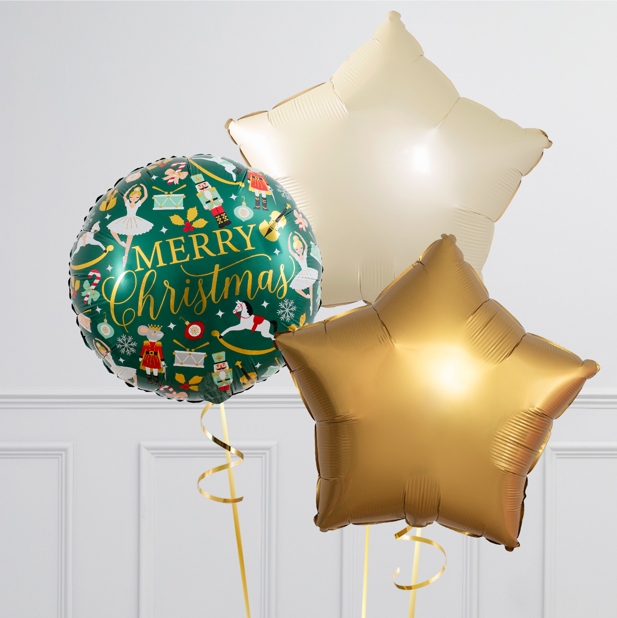 Nutcracker Foil Balloon Package - Delivered Inflated!