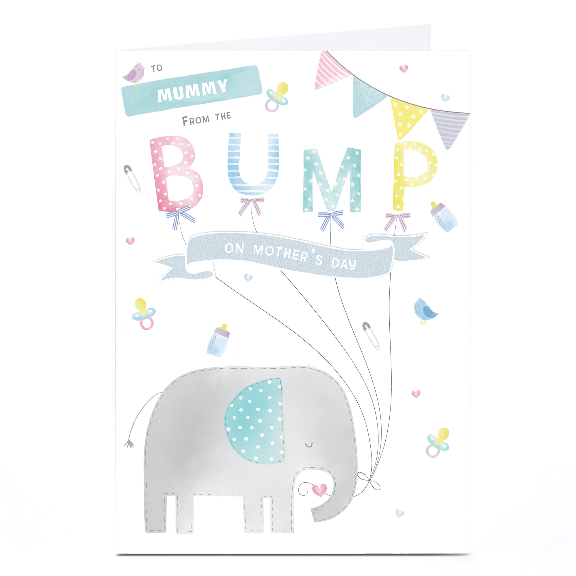 Personalised Mother's Day Card - The Bump