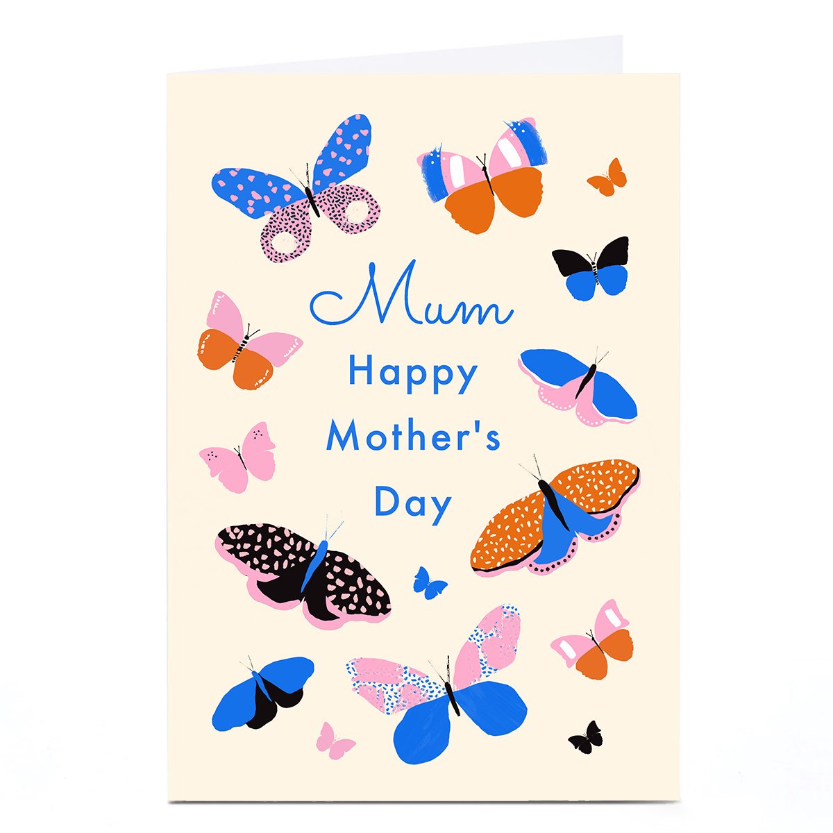 Personaliased Rebecca Prinn Mother's Day Card - Butterflies