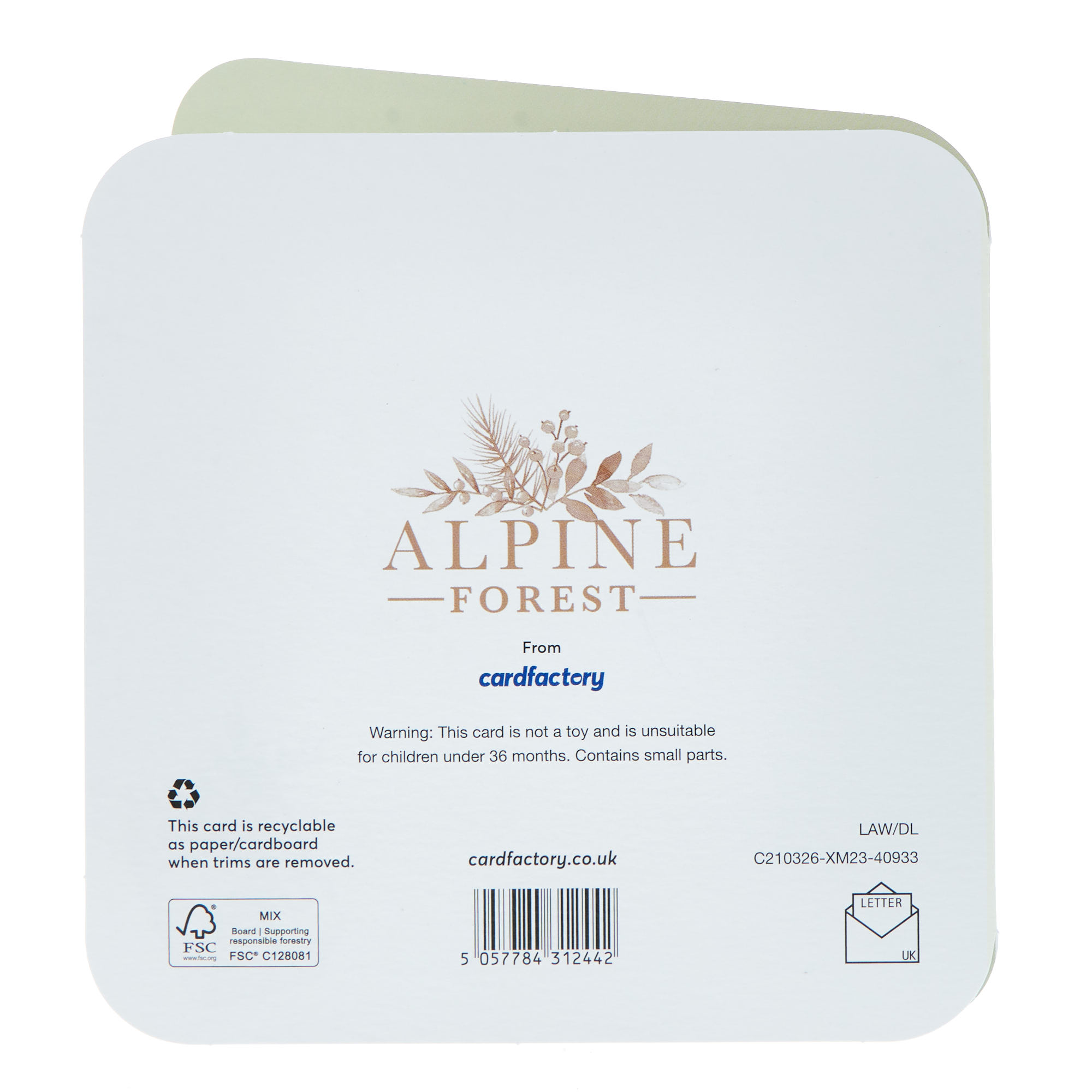 Lovely Cousin Alpine Gifts Christmas Card