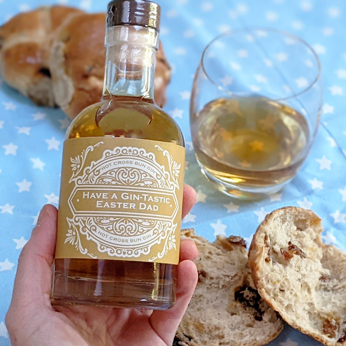 Personalised Hot Cross Bun Gin