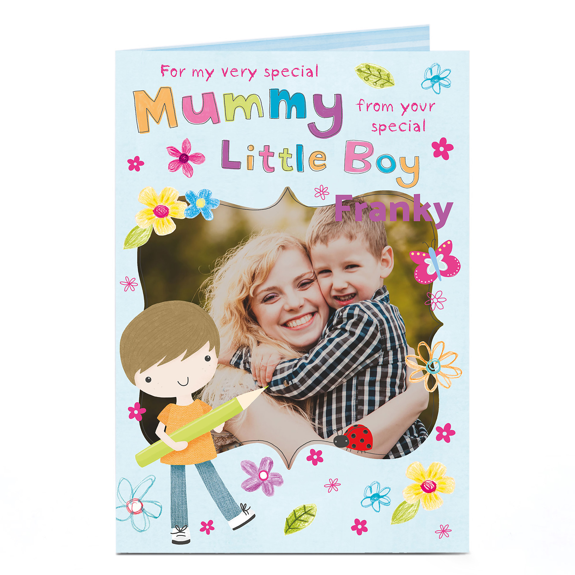 Photo Upload Mother's Day Card - Special Little Boy