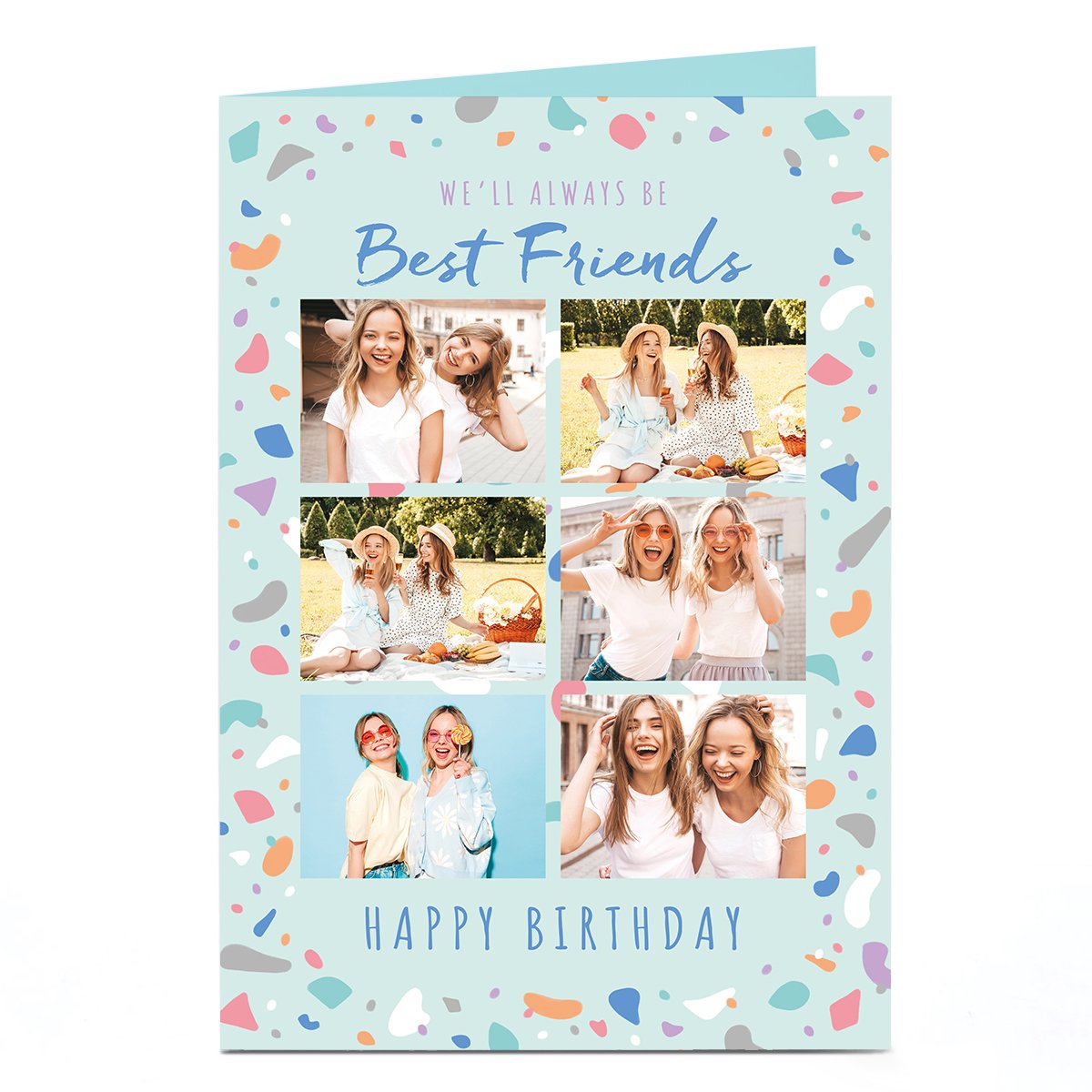 Photo Birthday Card - Always Be Best Friends