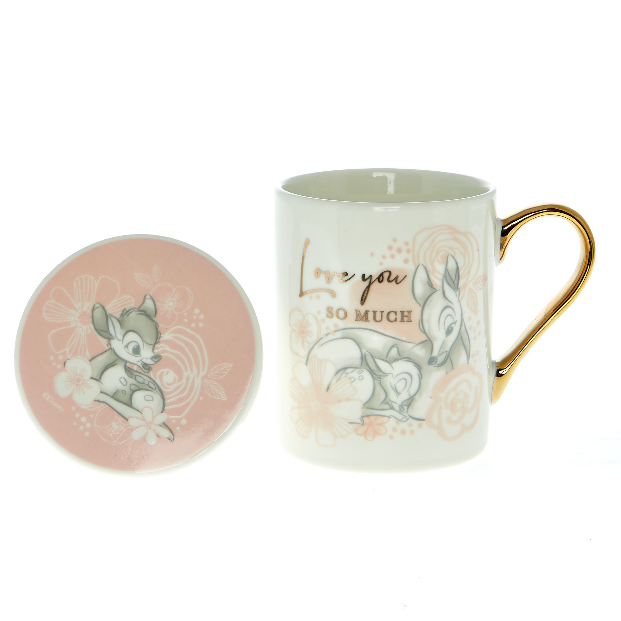 Disney Bambi Love You So Much Mug & Coaster Set