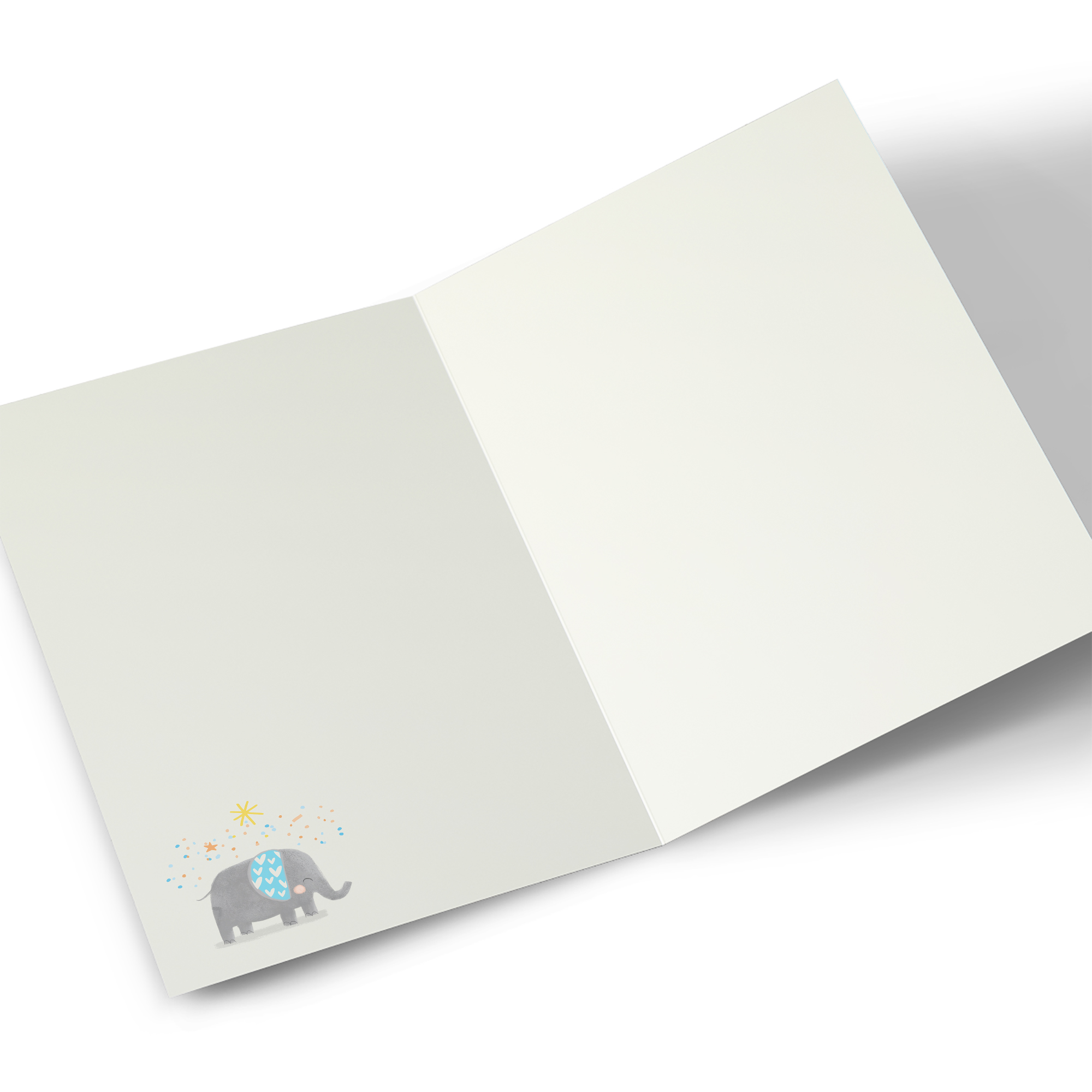 Personalised New Baby Card - Gorgeous Daughter Elephants