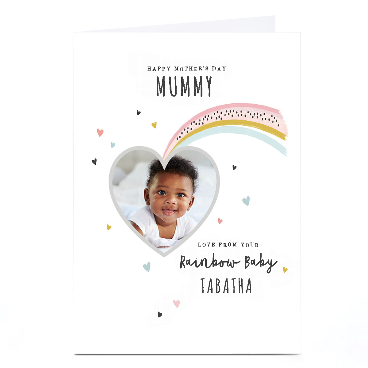Photo Mother's Day Card - Rainbow Baby