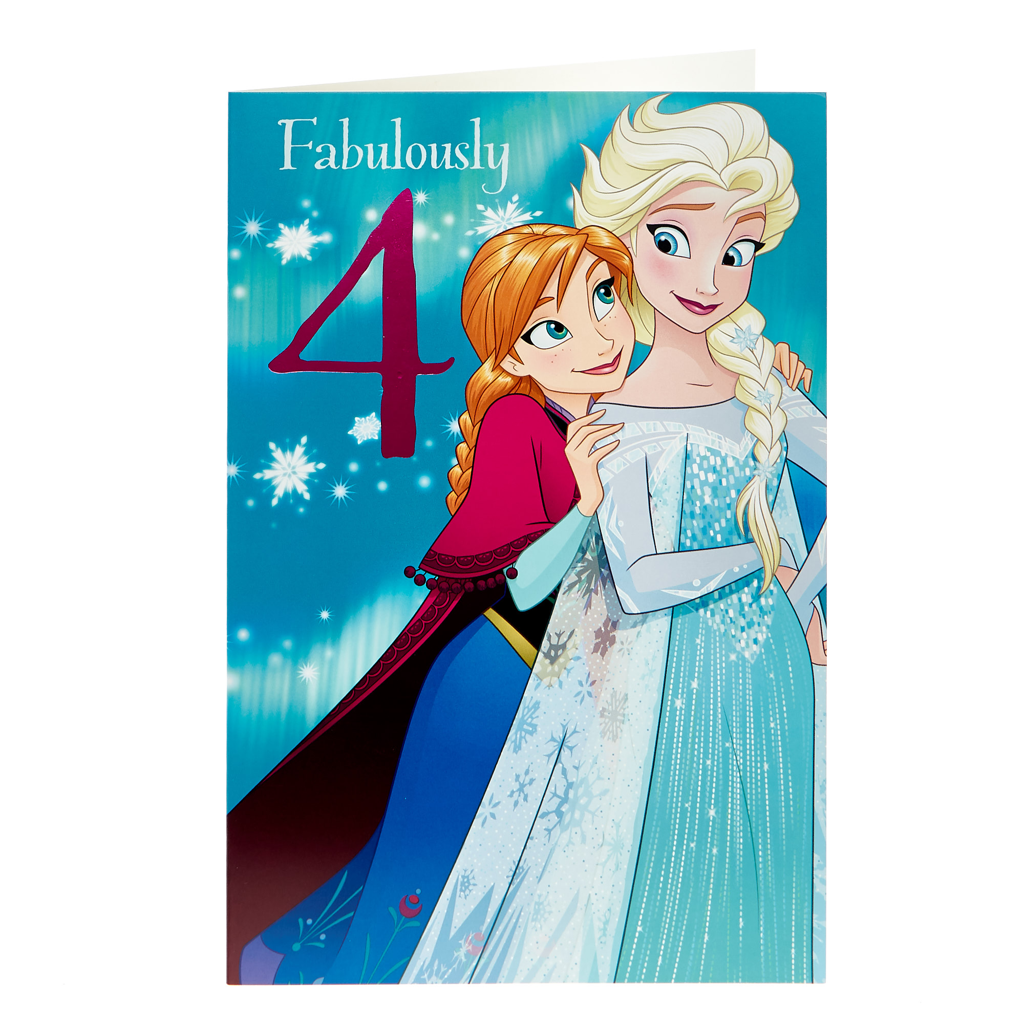 buy frozen 4th birthday card for gbp 099  card factory uk