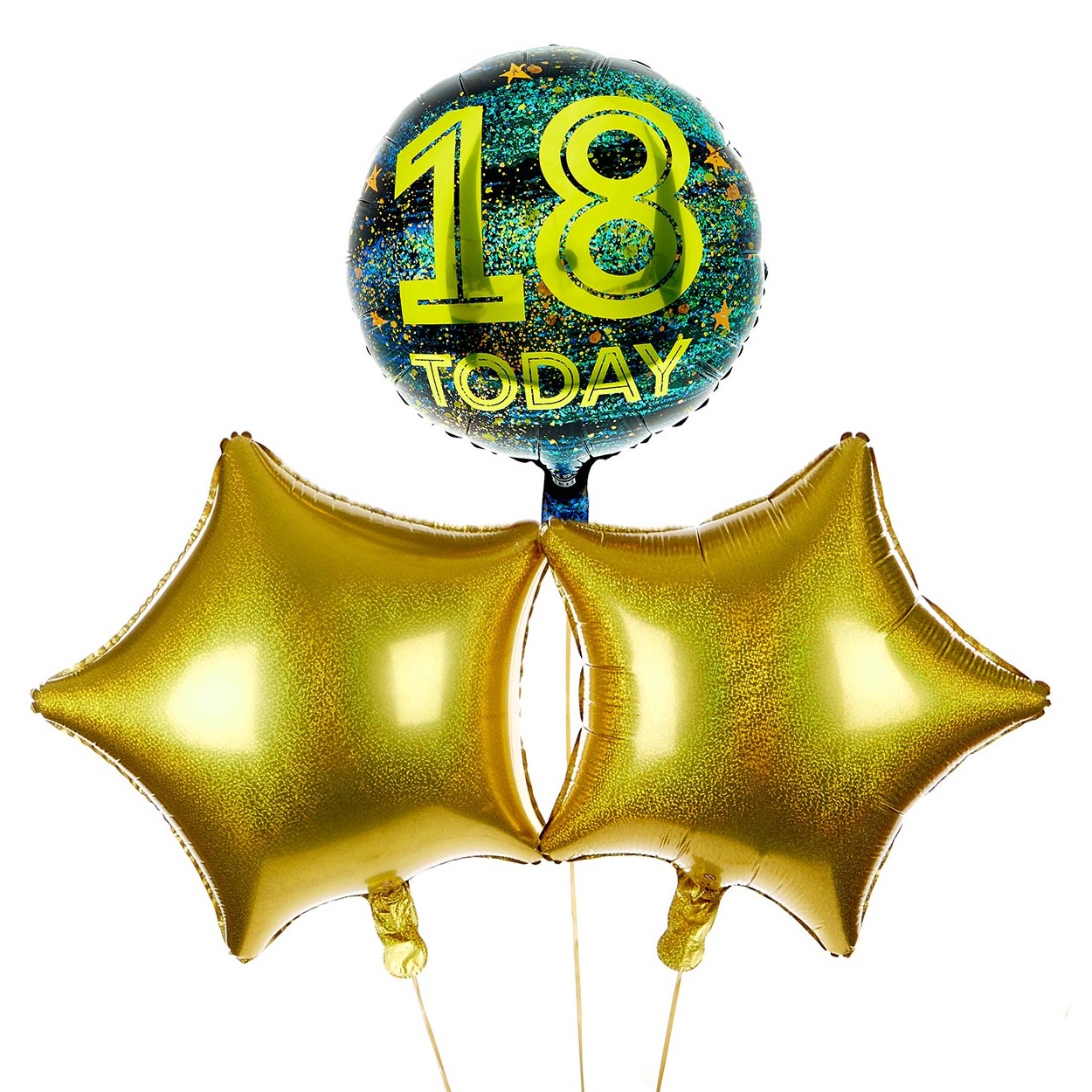 18 Today Birthday Balloon Bouquet - DELIVERED INFLATED!
