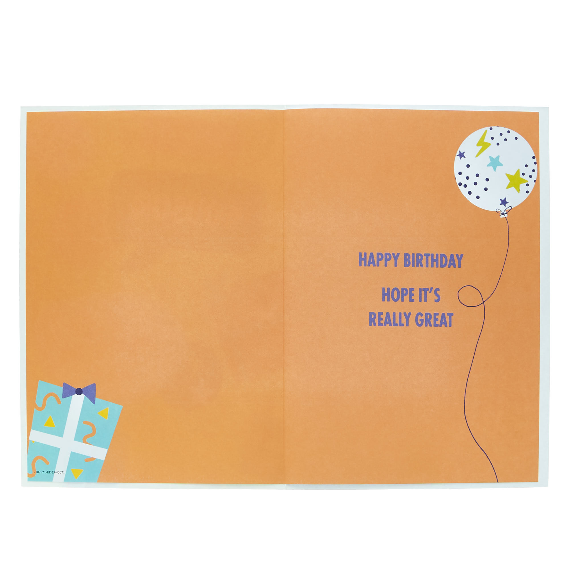 Godson Awesome Day Neon Balloons Birthday Card