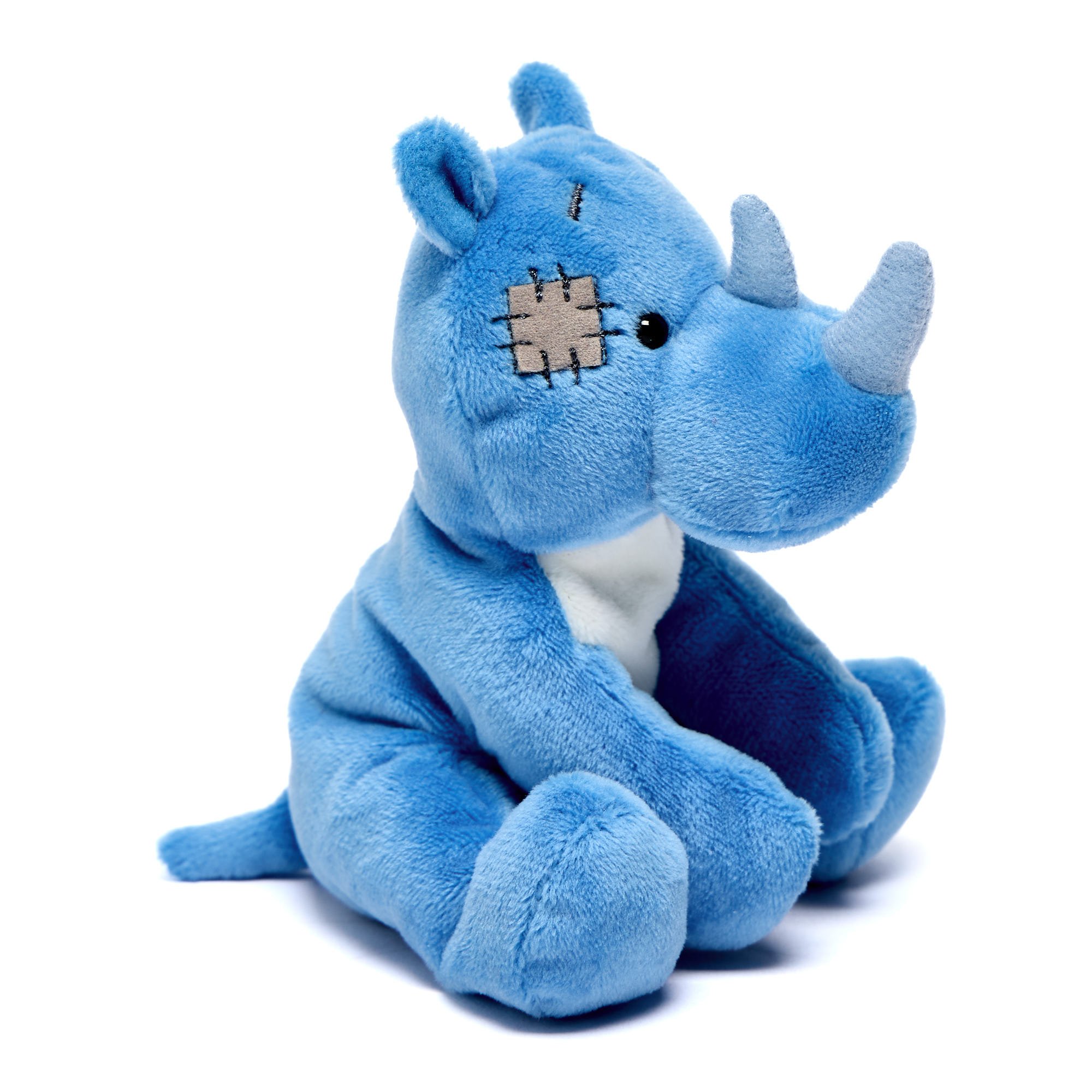 My Blue Nose Friends - Squish the Rhino Cute Collectable Beanie