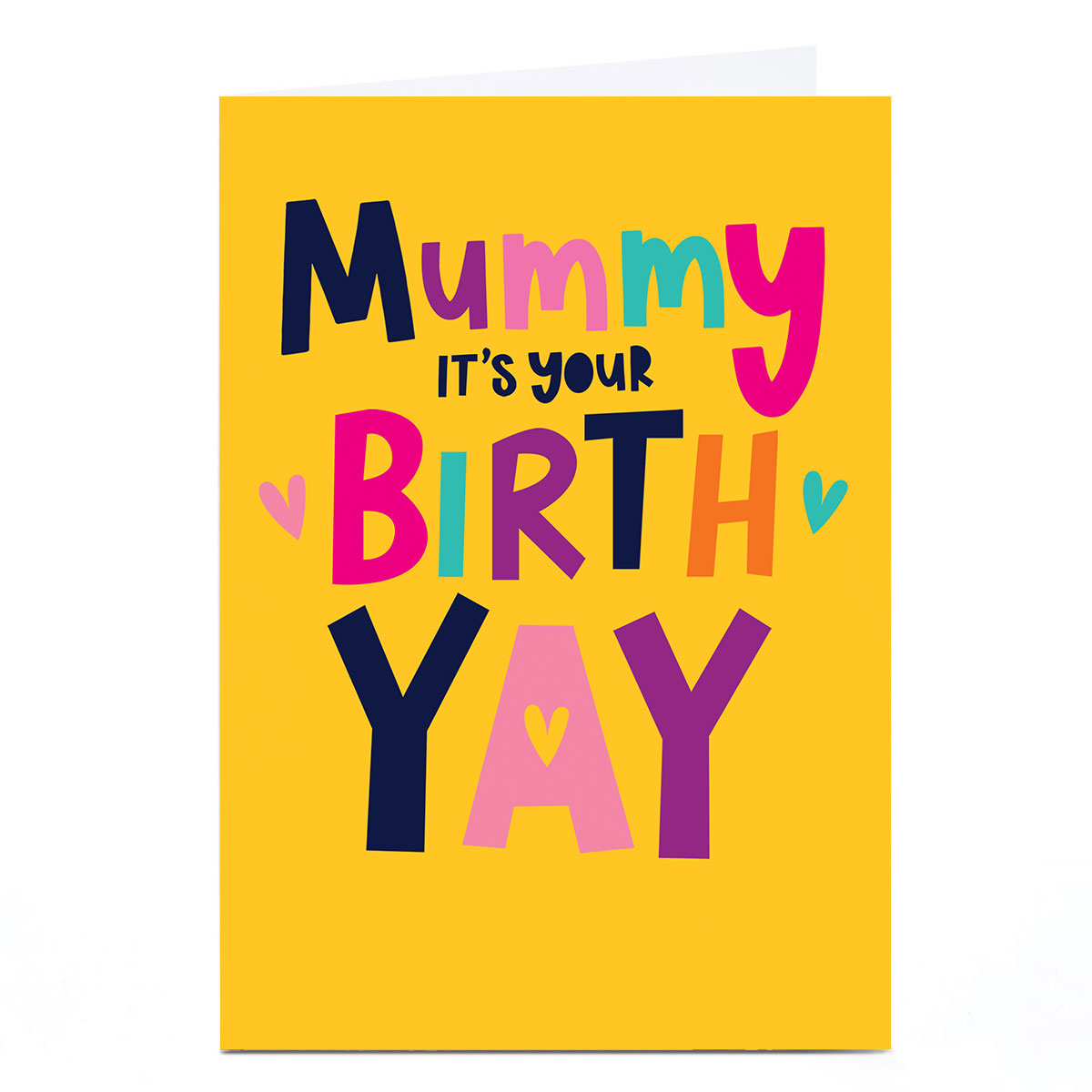 Birthday Card - Your Birth Yay, Mummy