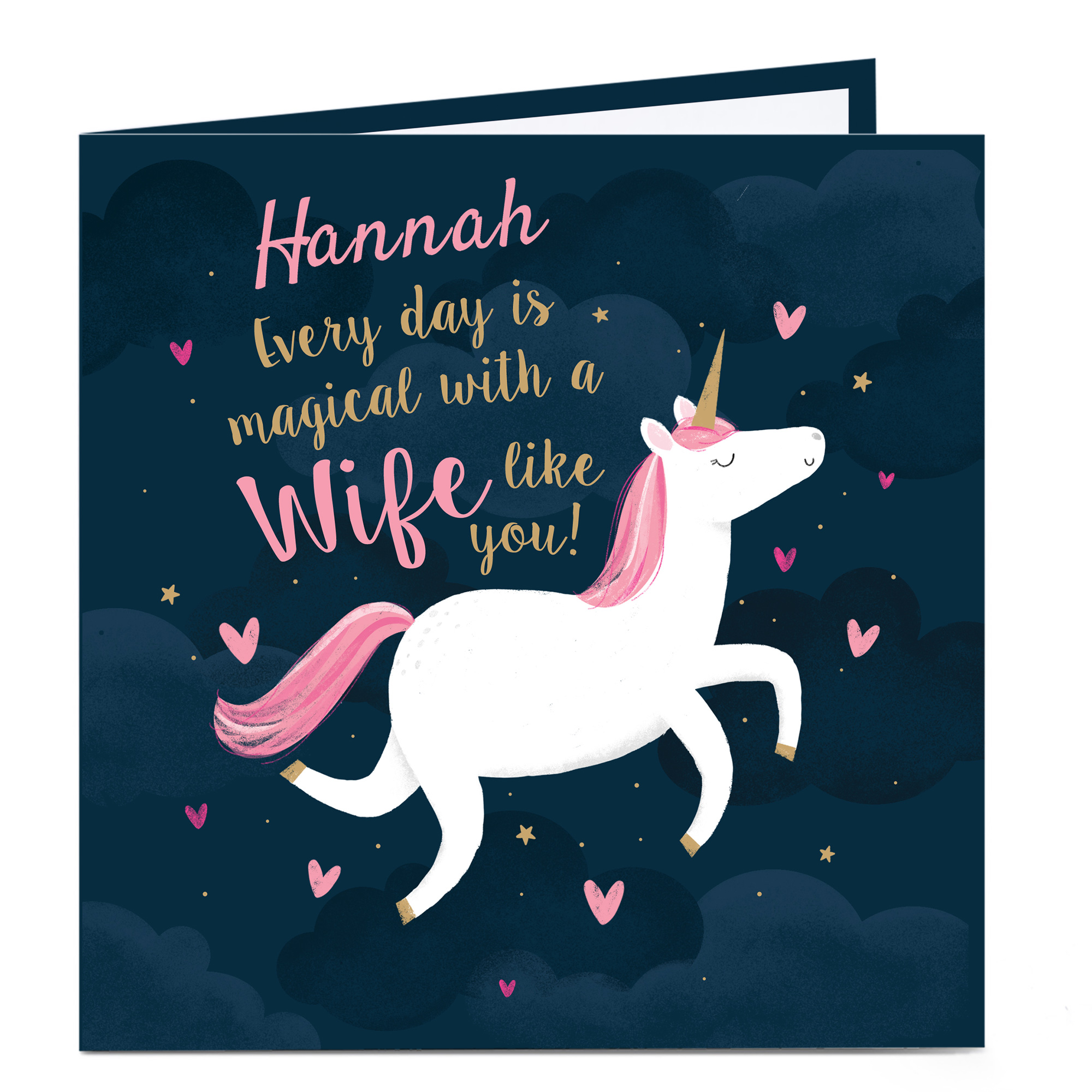 Personalised Card - Wife, Magical Days