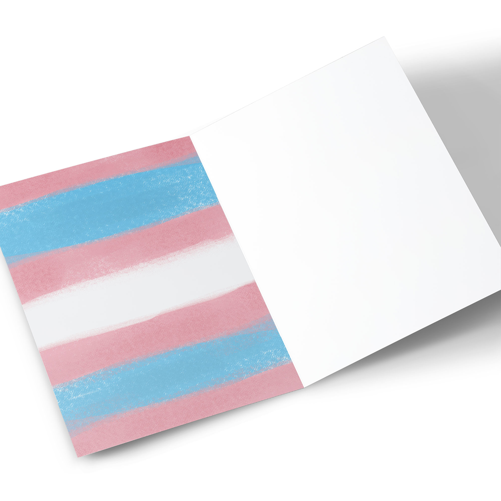 Mother's Day Card - Happy Mother's Day Pink Blue Stripes