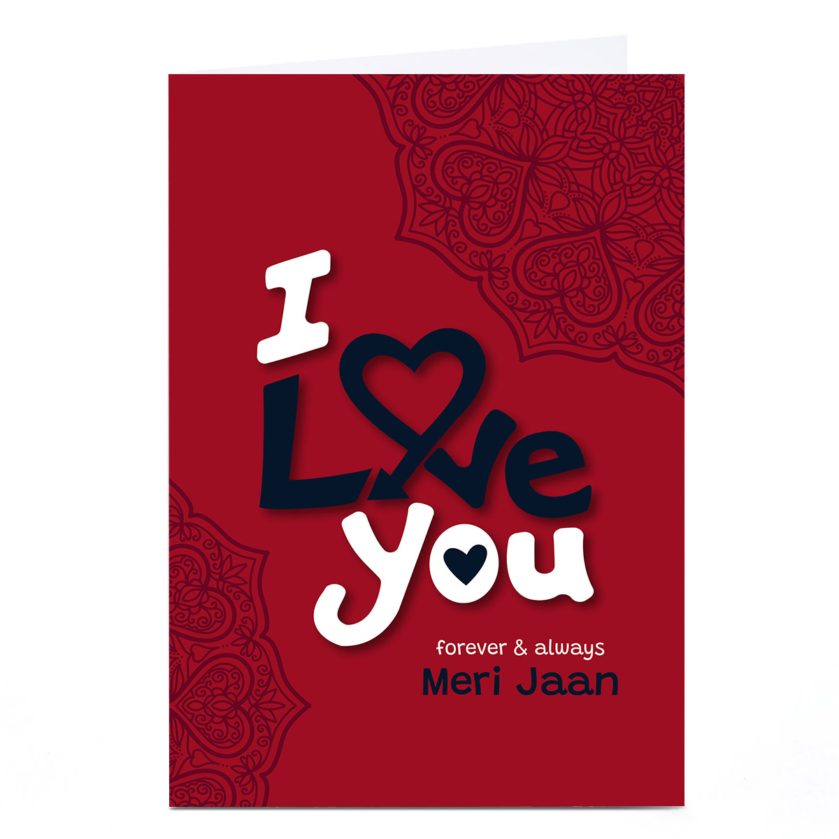 Personalised Roshah Designs Valentine's Day Card - Forever & Always