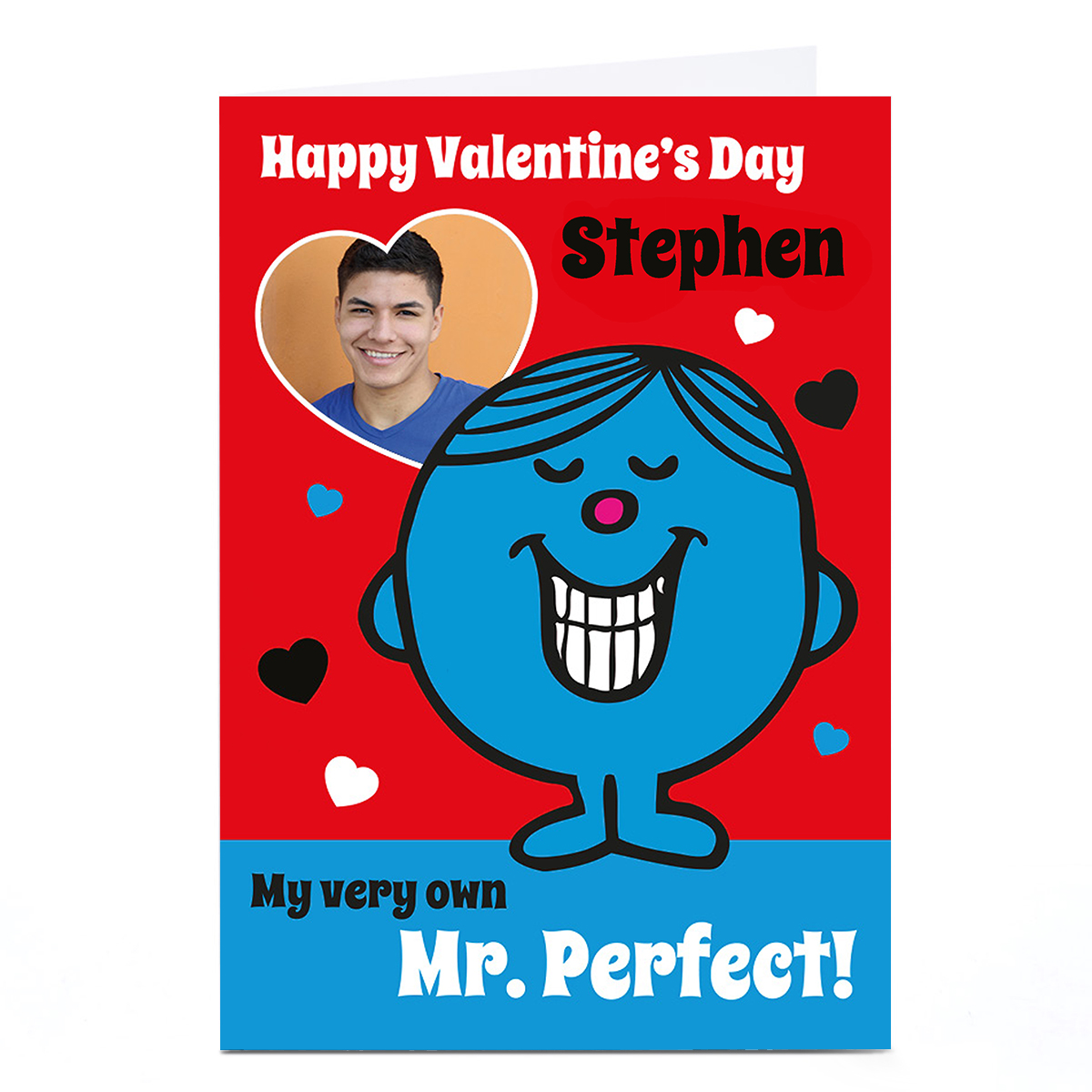 Photo Mr Men & Little Miss Valentine's Day Card - Mr Perfect