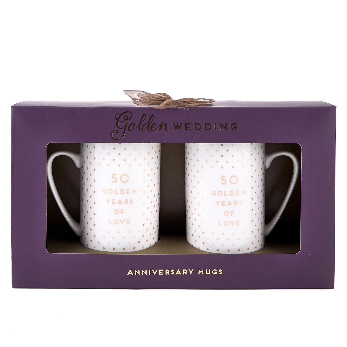 Golden Wedding 50th Anniversary Mugs