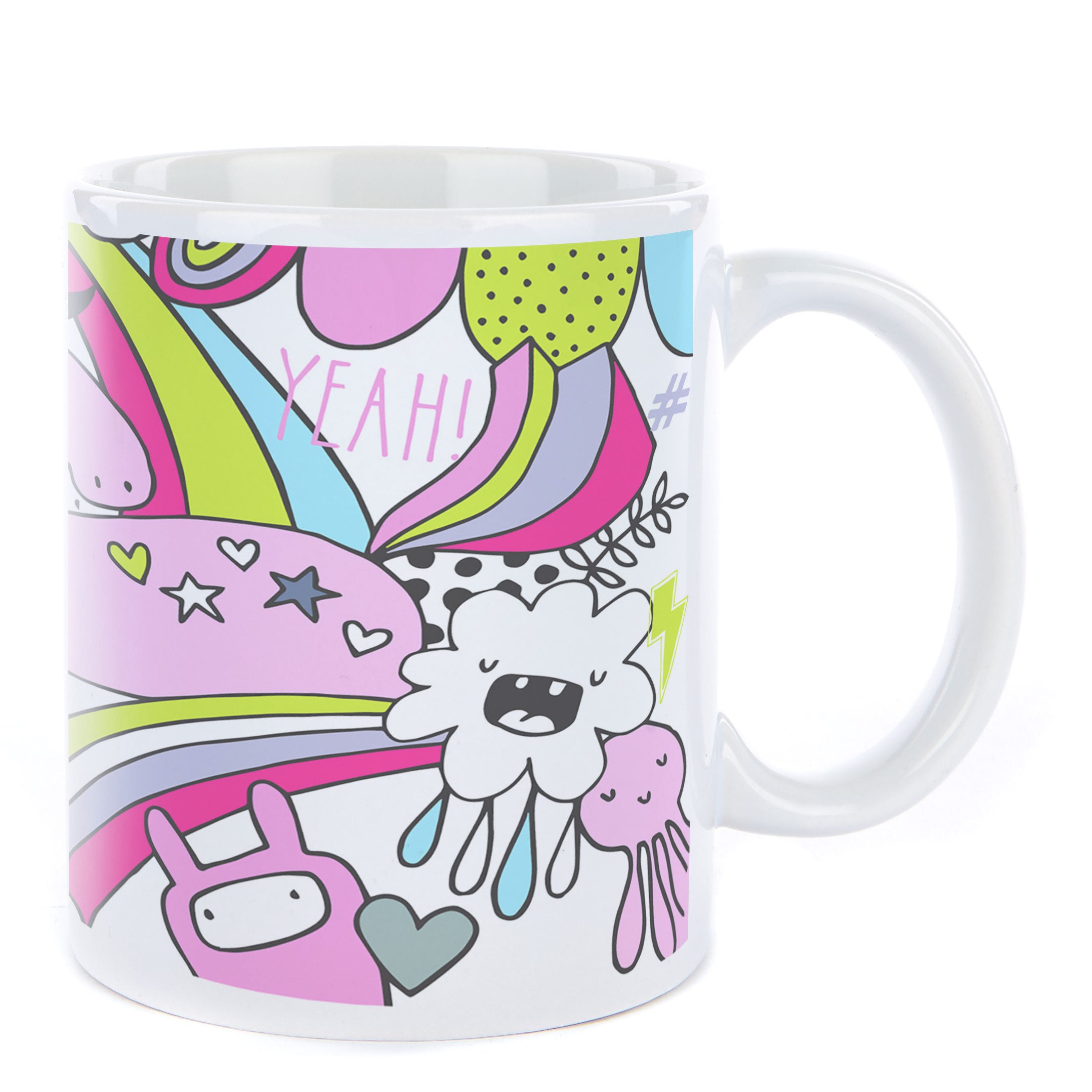 Personalised Bev Hopwood Mug - Awesome Graffiti