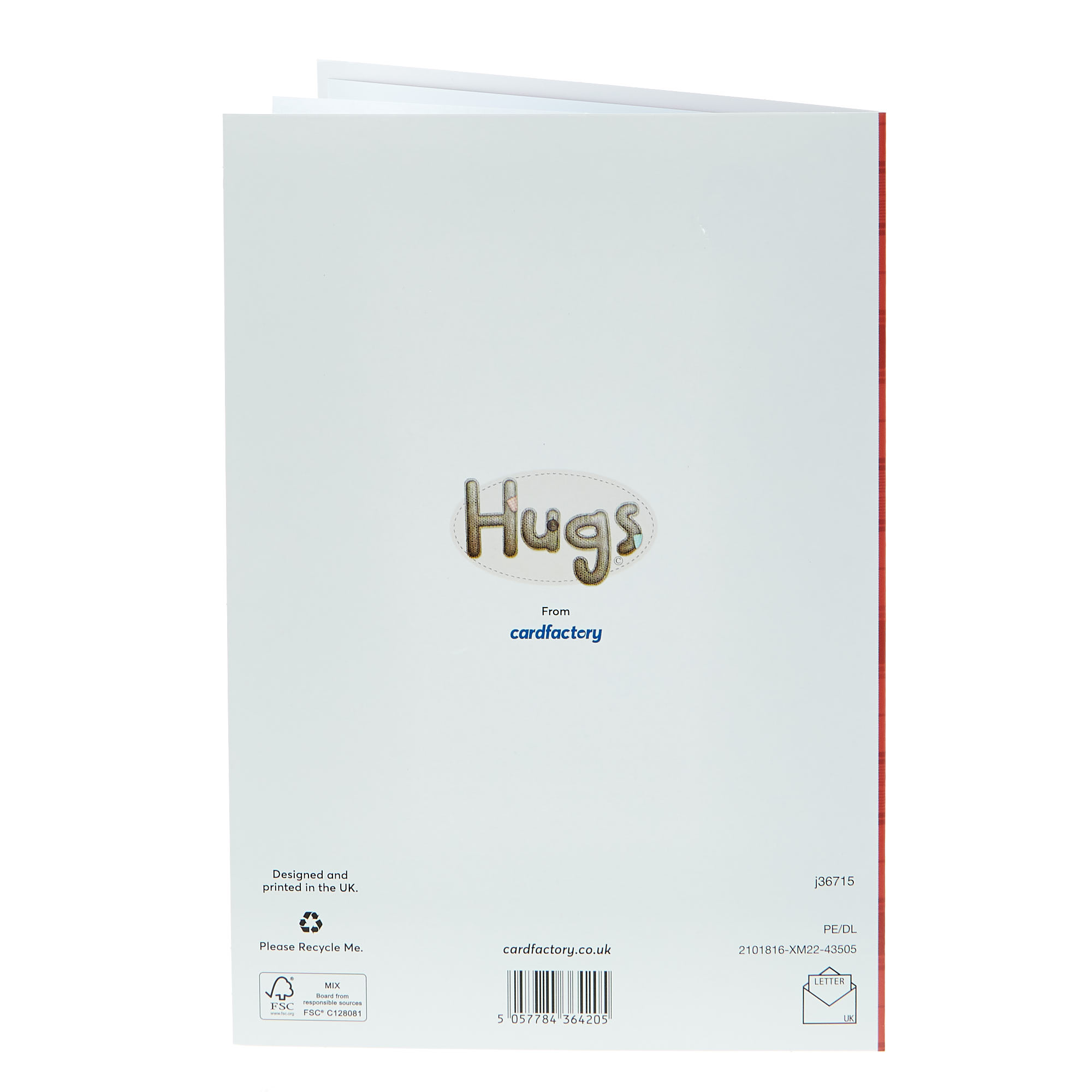 Hugs Christmas Card - For A Lovely Aunt