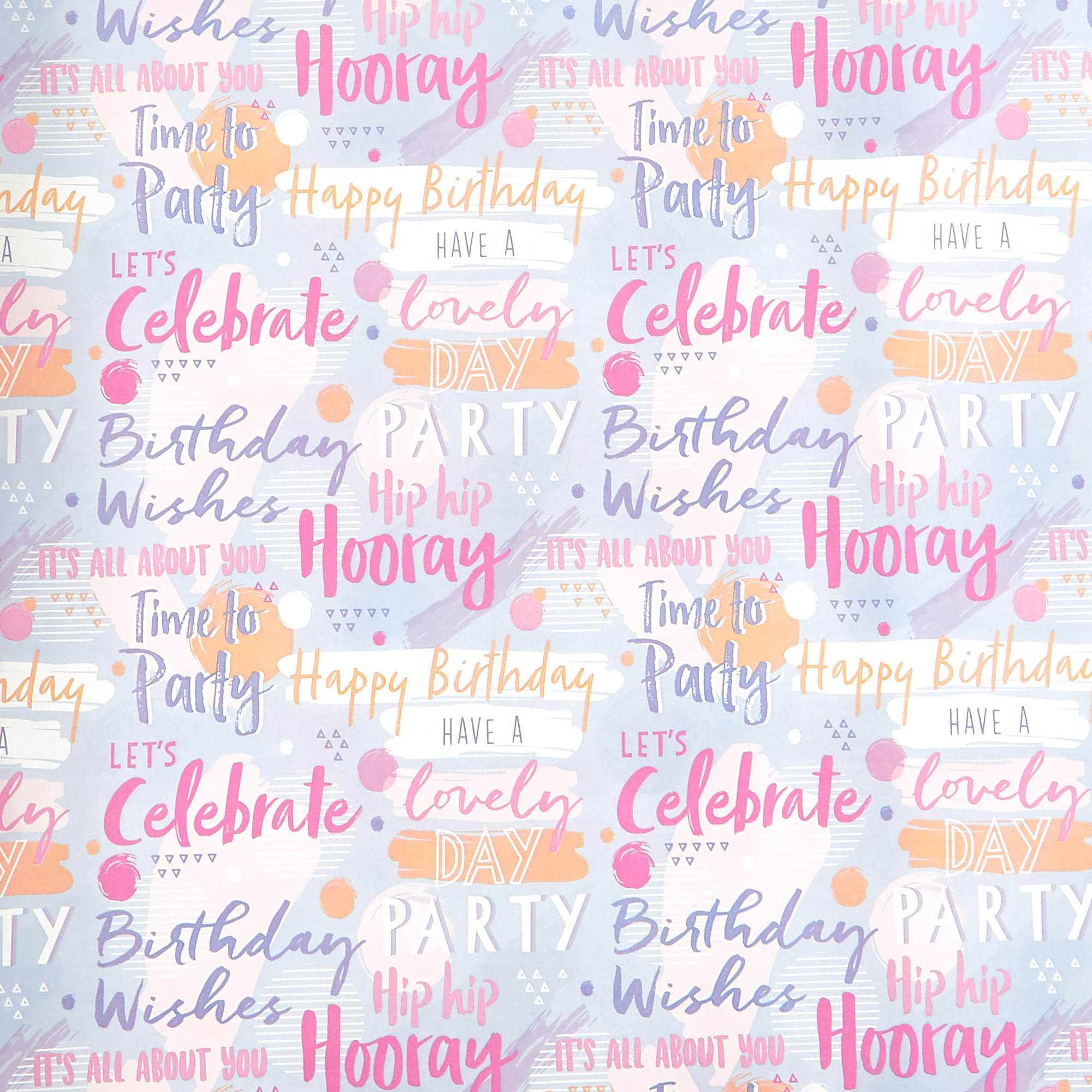 Let's Celebrate Birthday Wrapping Paper - 3 Metres 