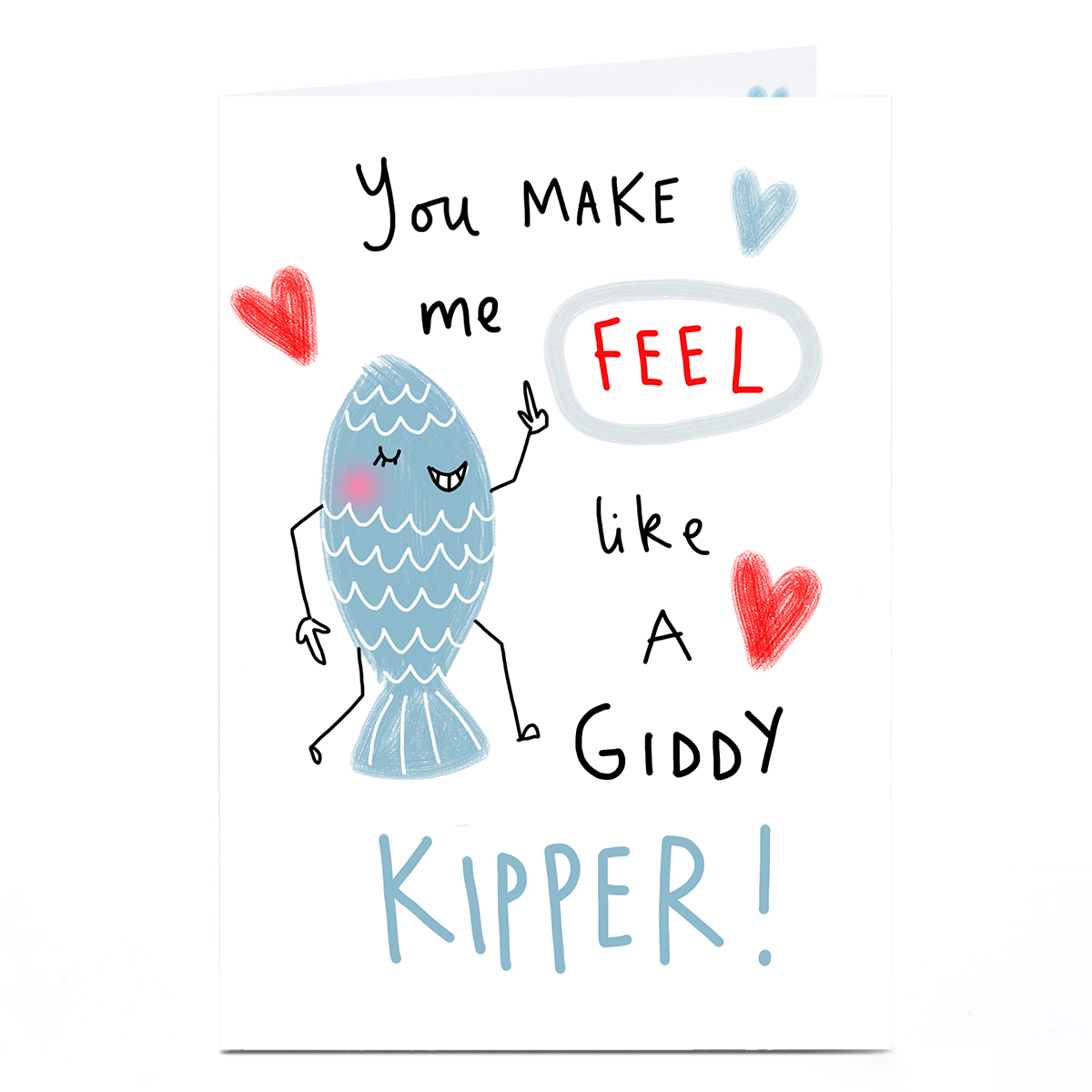 Personalised Lindsay Loves To Draw Card - Giddy Kipper
