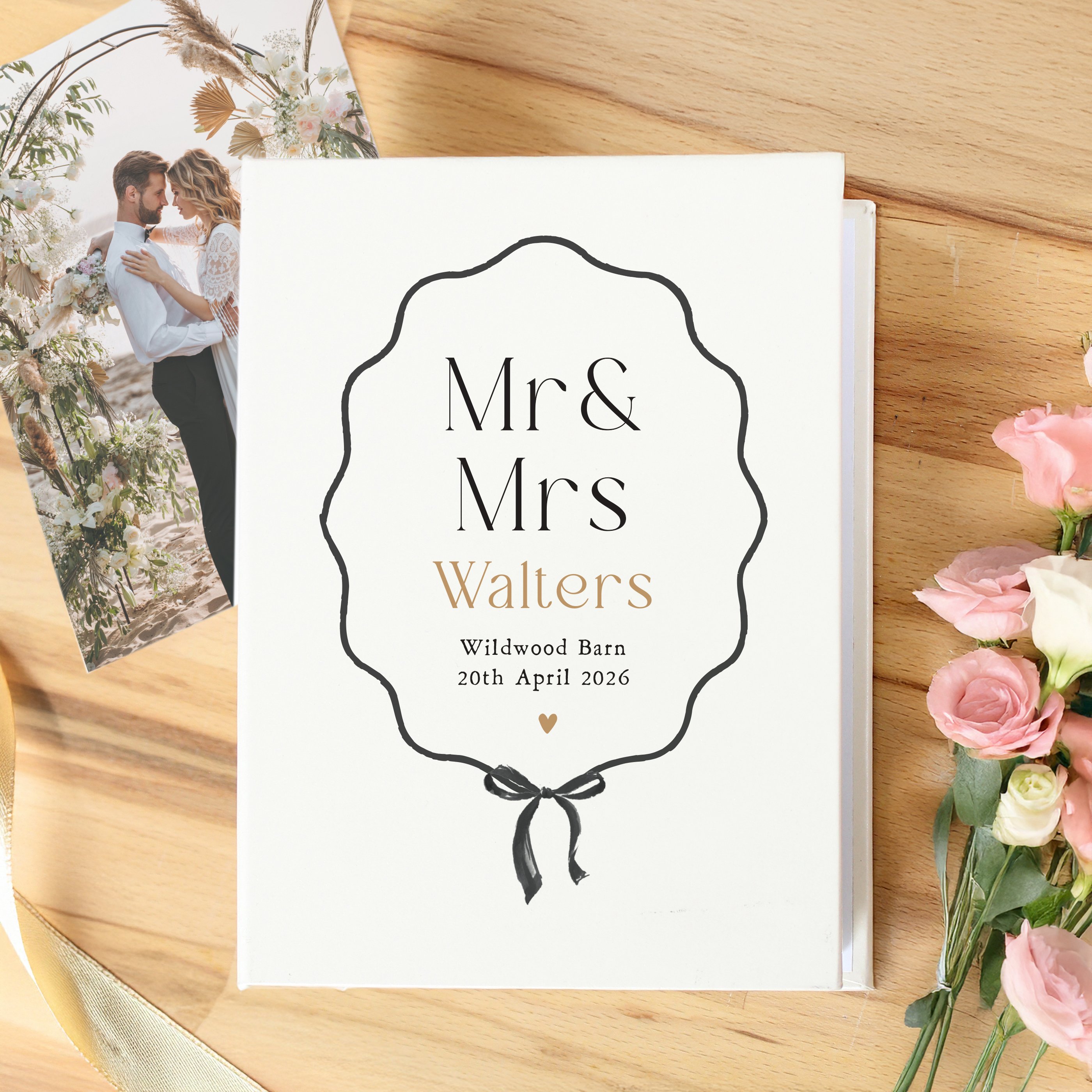 Personalised 6x4-Inch Wedding Album