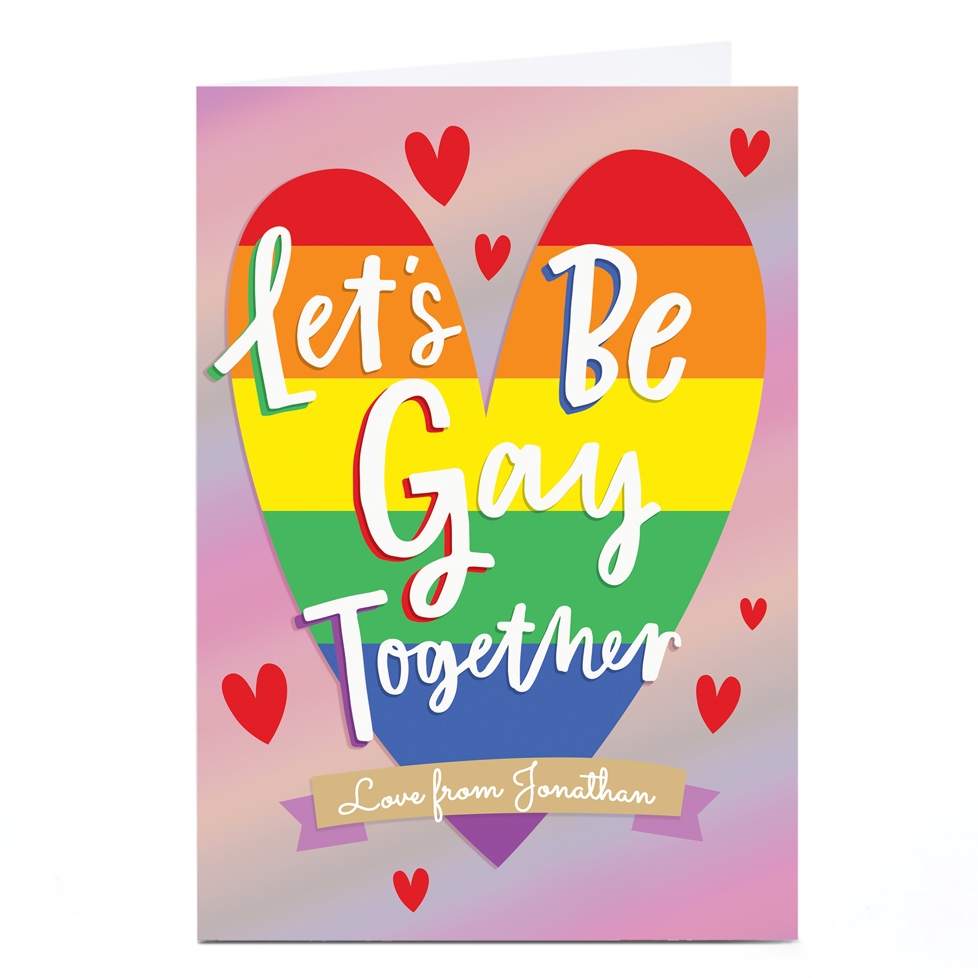 Personalised Card - Gay Together