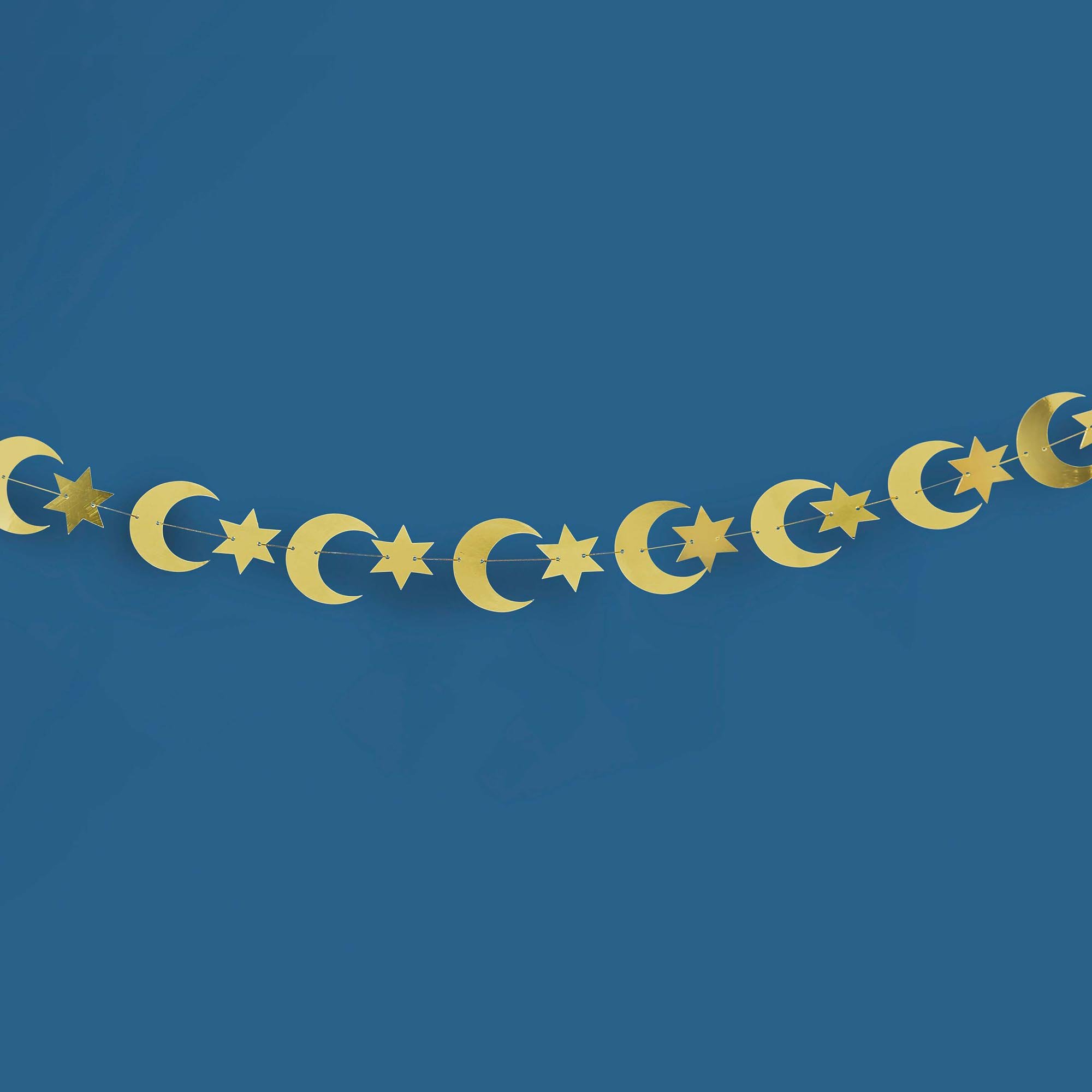 Gold Moon & Star Card Banner 4m