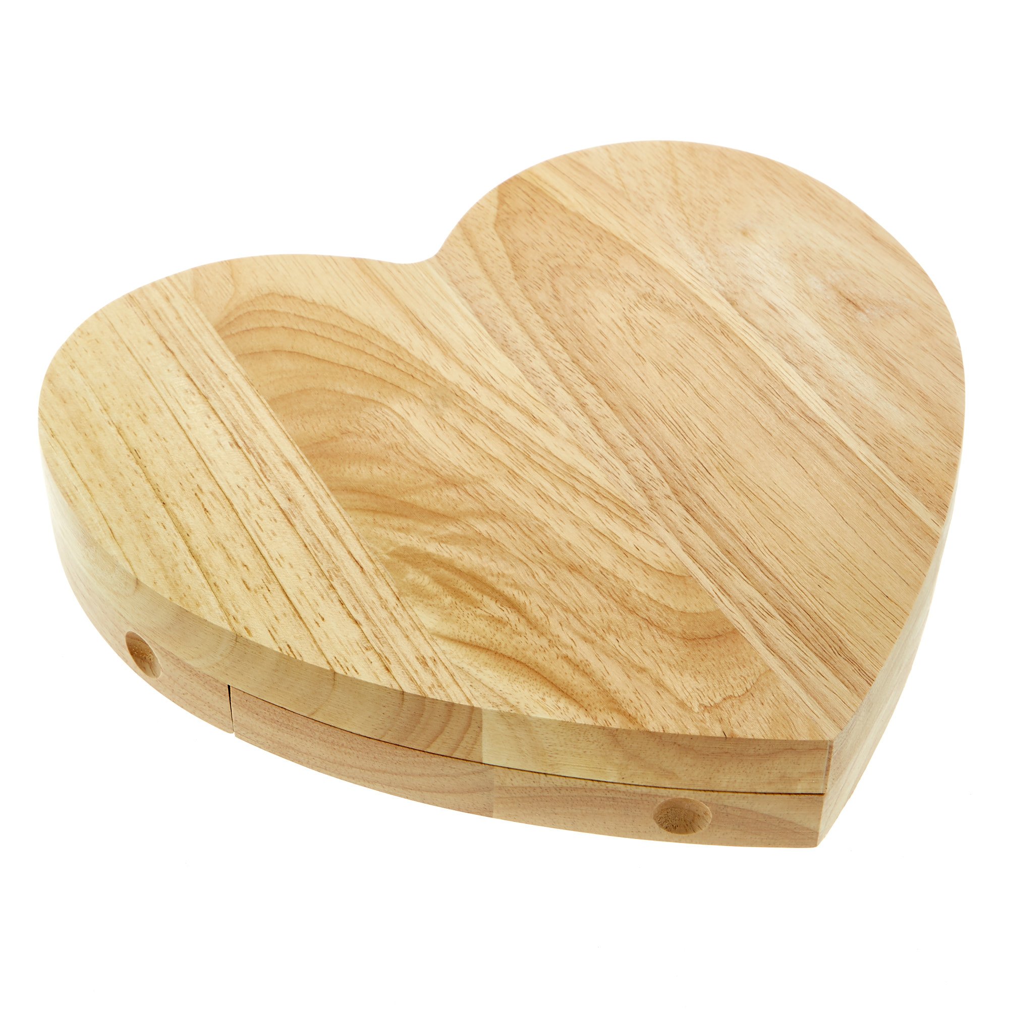 Heart Shaped Cheese Board & Cheese Knives Set