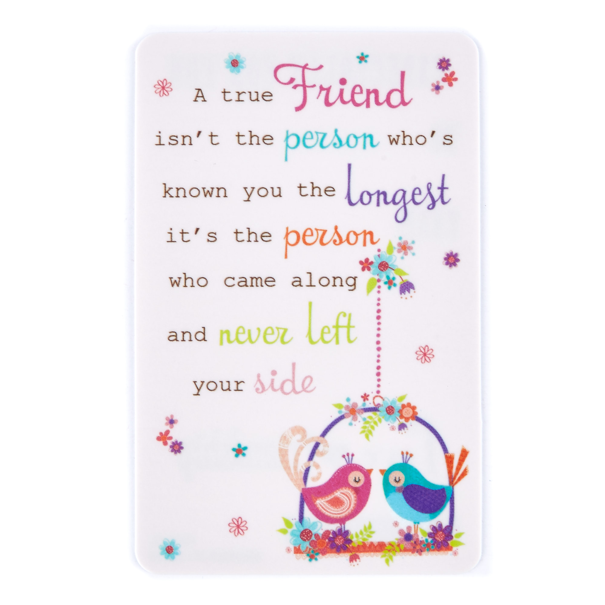 Keepsake Wallet Card - A True Friend