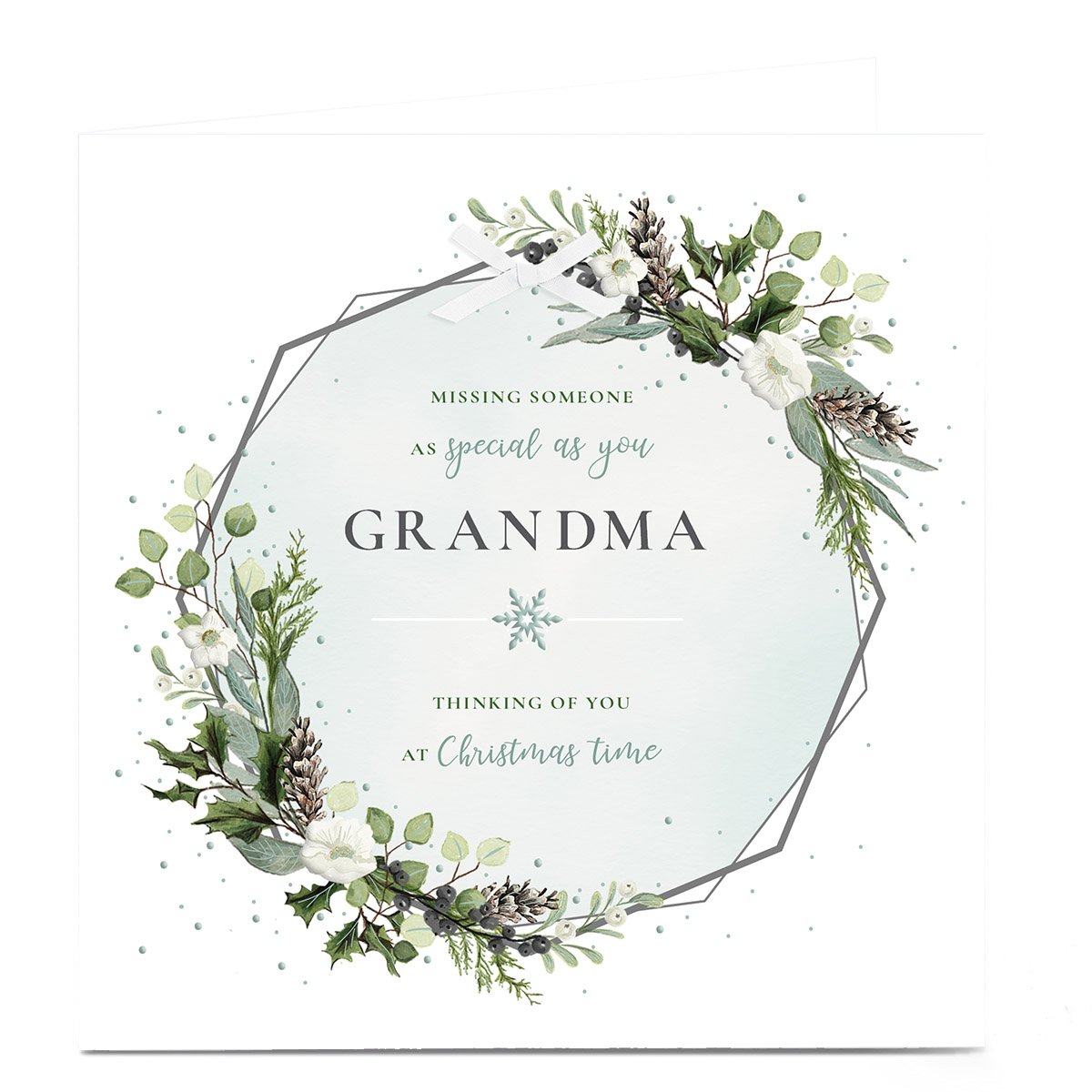 Personalised Christmas Card - Missing Someone
